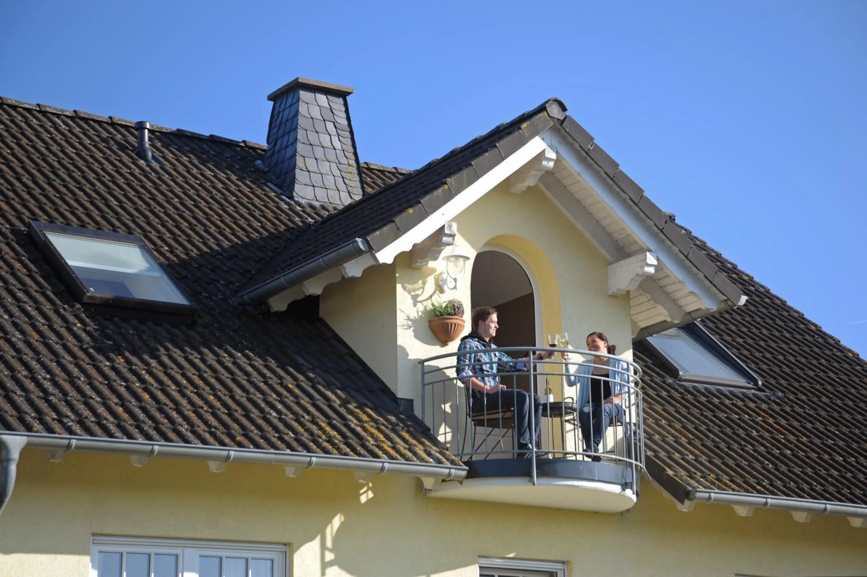 Facade/entrance in Ferienwohnung Landfein Schalkenmehren