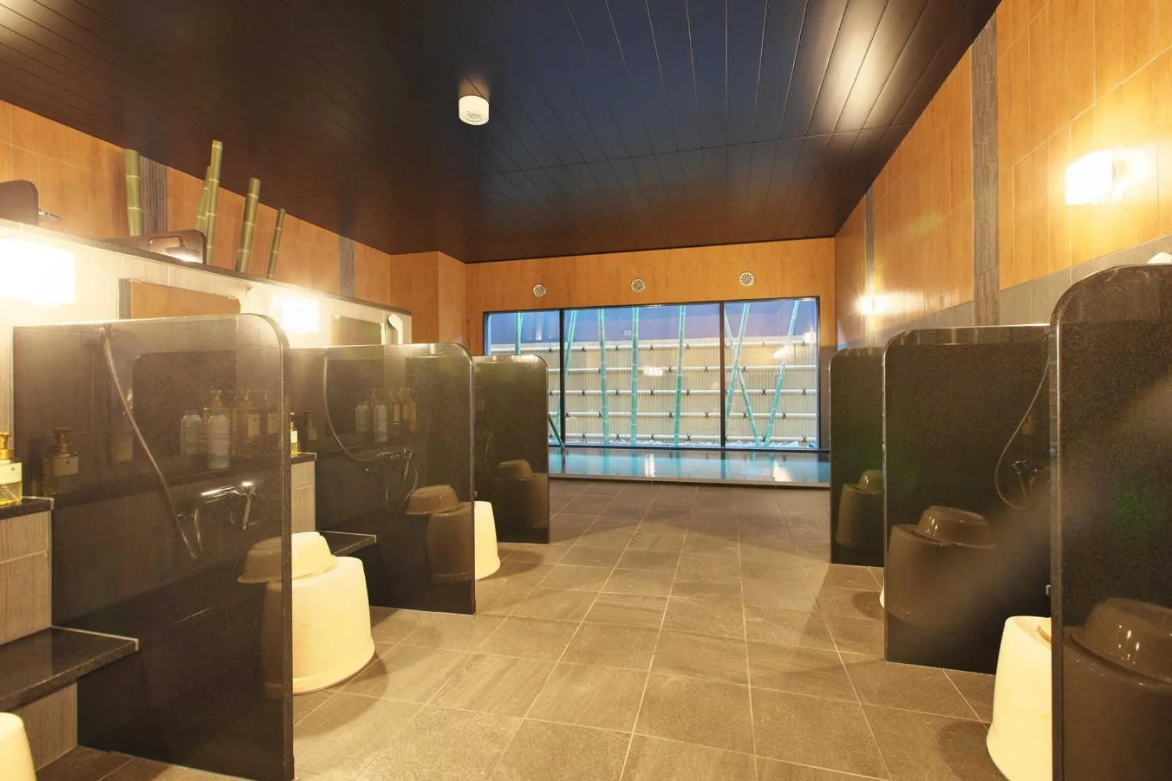 Public Bath in Hotel Route Inn Grand Nakano Obuse