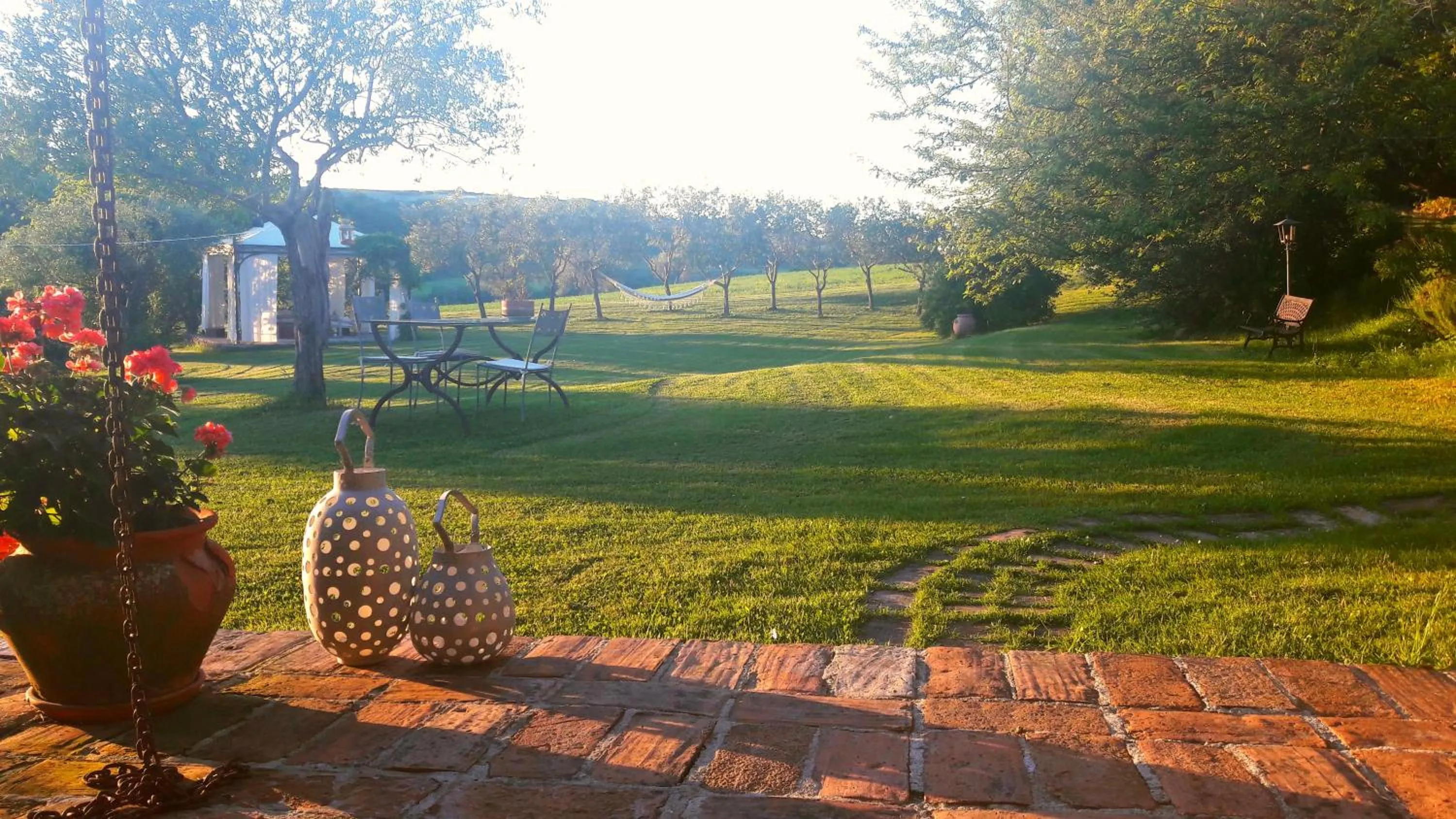 Garden view in Le Bumbarelle