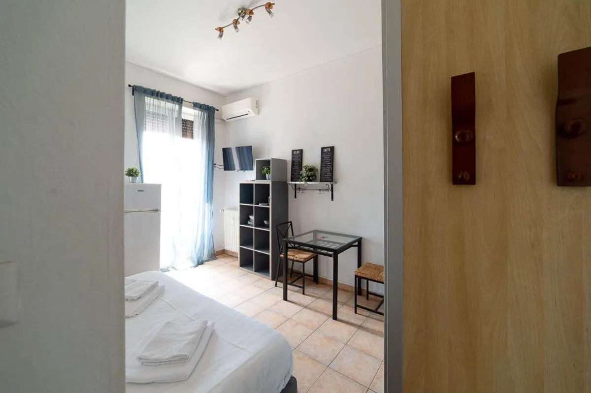 Living room, Bed in Hbhall Residenze Darsena