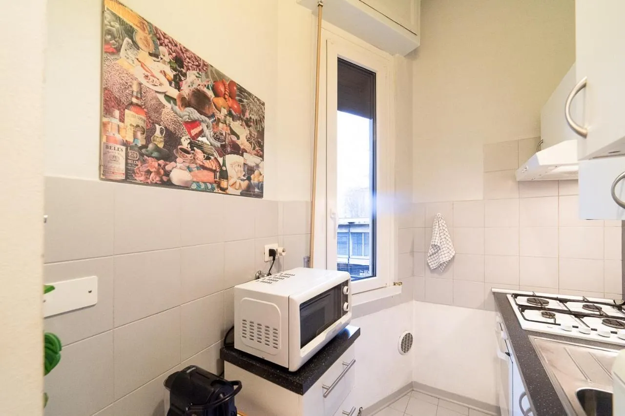 Kitchen or kitchenette in Hbhall Residenze Darsena