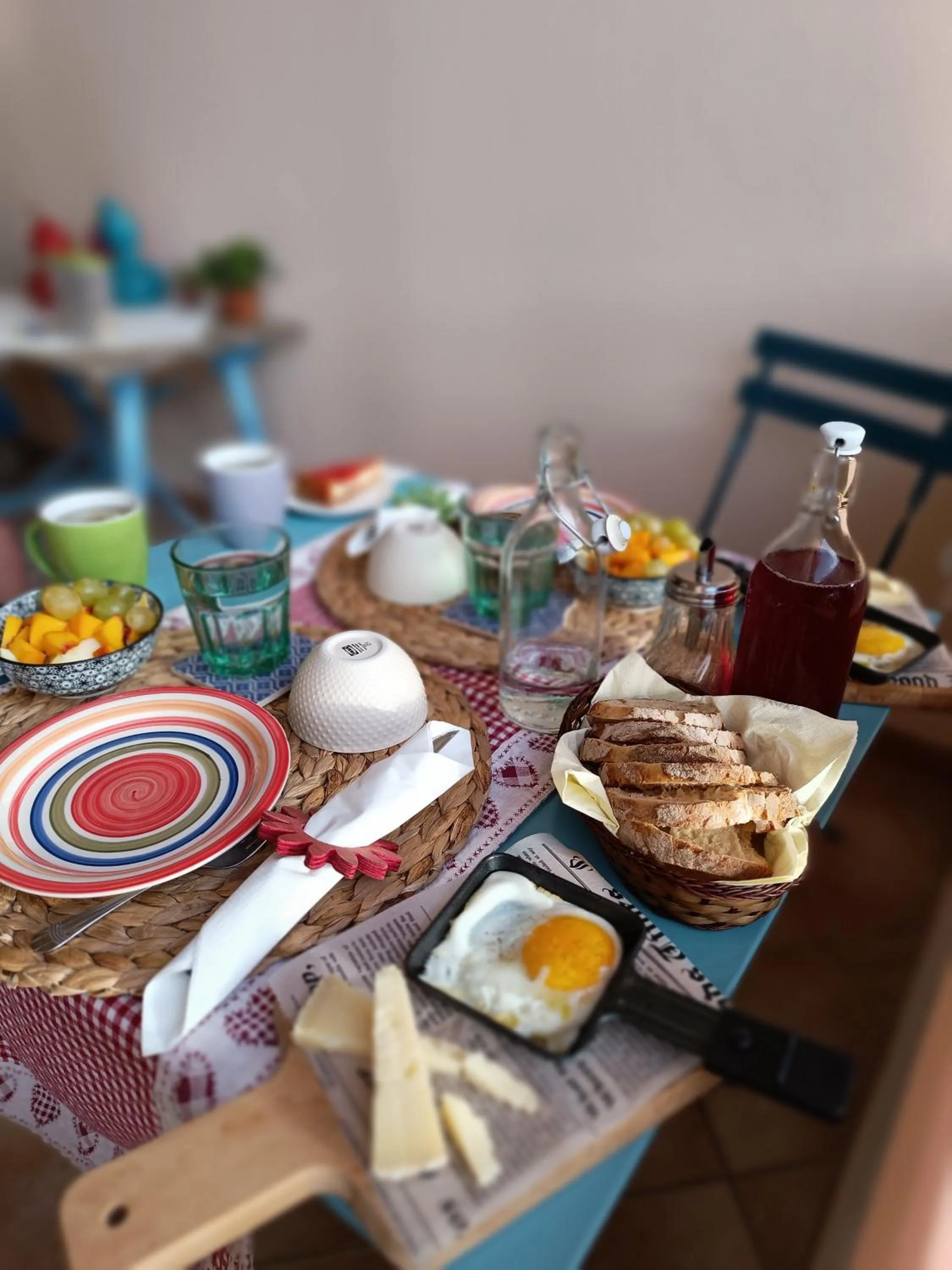 Continental breakfast in Il Sentiero B&Bìo