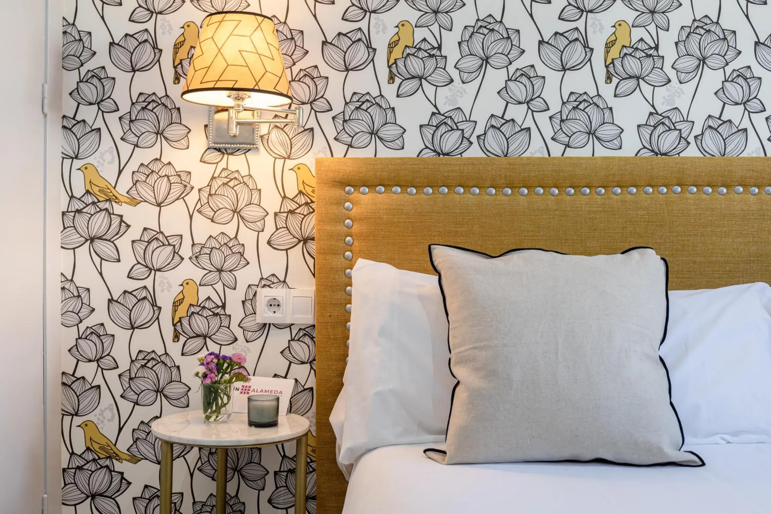 Decorative detail, Bed in nüa alameda Decorative detail, Bed in nüa alameda