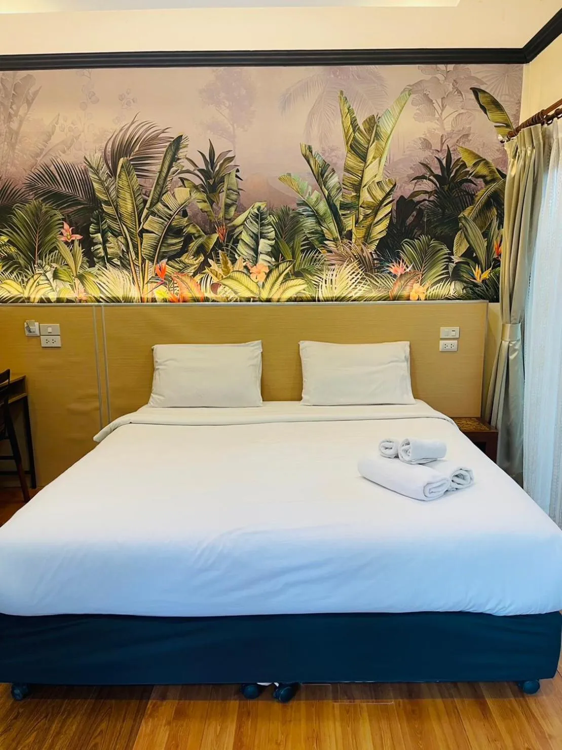 Bed in สงขลาคีรี รีสอร์ท SongkhlaKeeree Resort