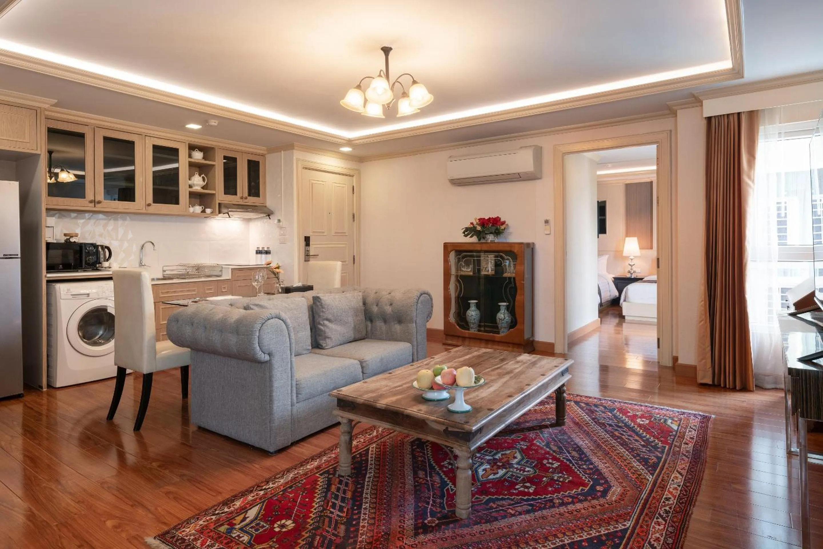 Kitchen or kitchenette in Syama Hana Executive Apartments Thonglor