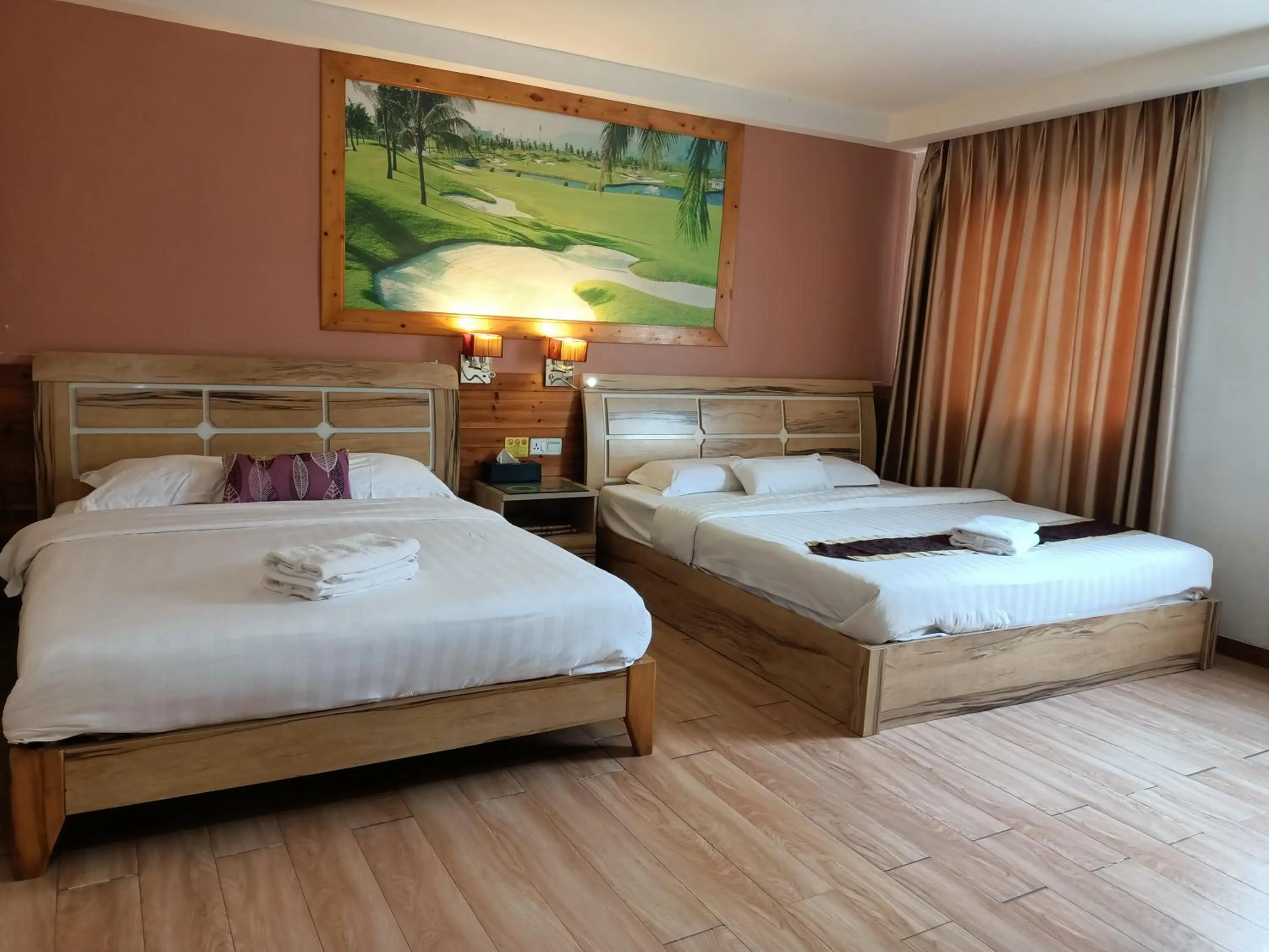 Photo of the whole room, Bed in Hotel Balik Pulau