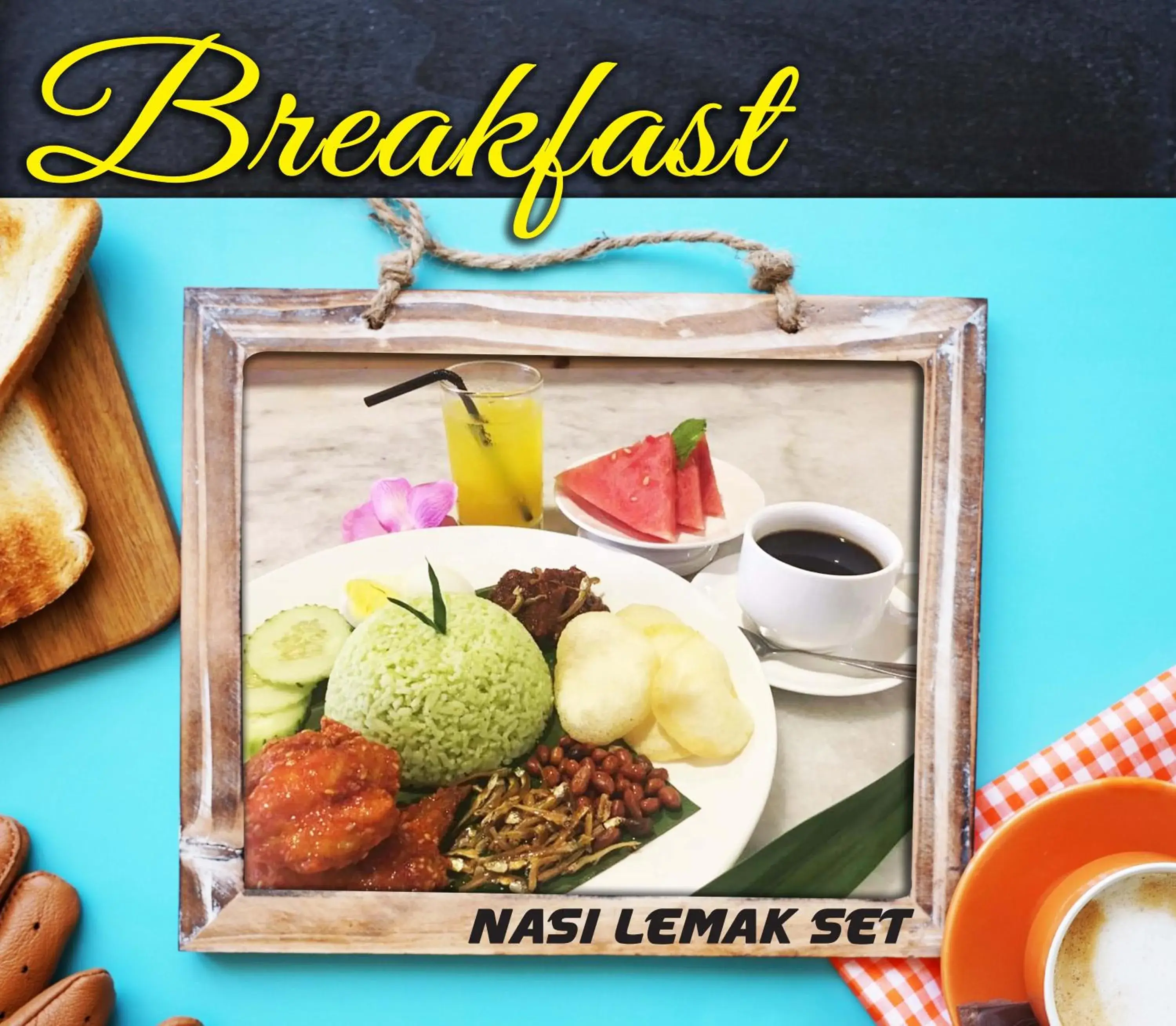 Breakfast in Hotel Balik Pulau Breakfast in Hotel Balik Pulau