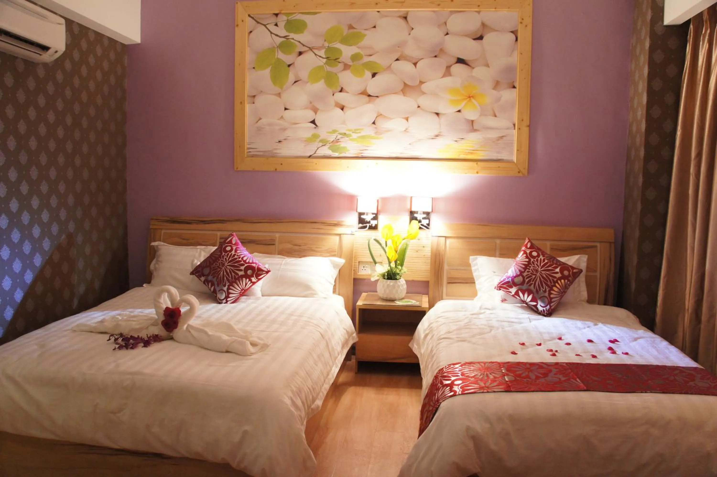 Bed in Hotel Balik Pulau