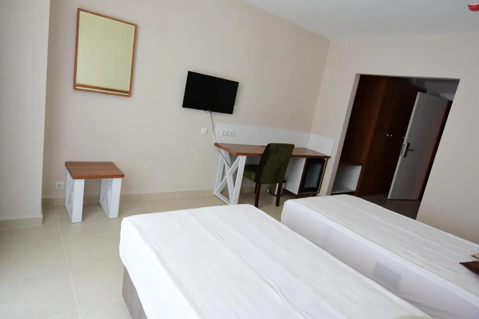 Bed in KALİYE ASPENDOS HOTEL