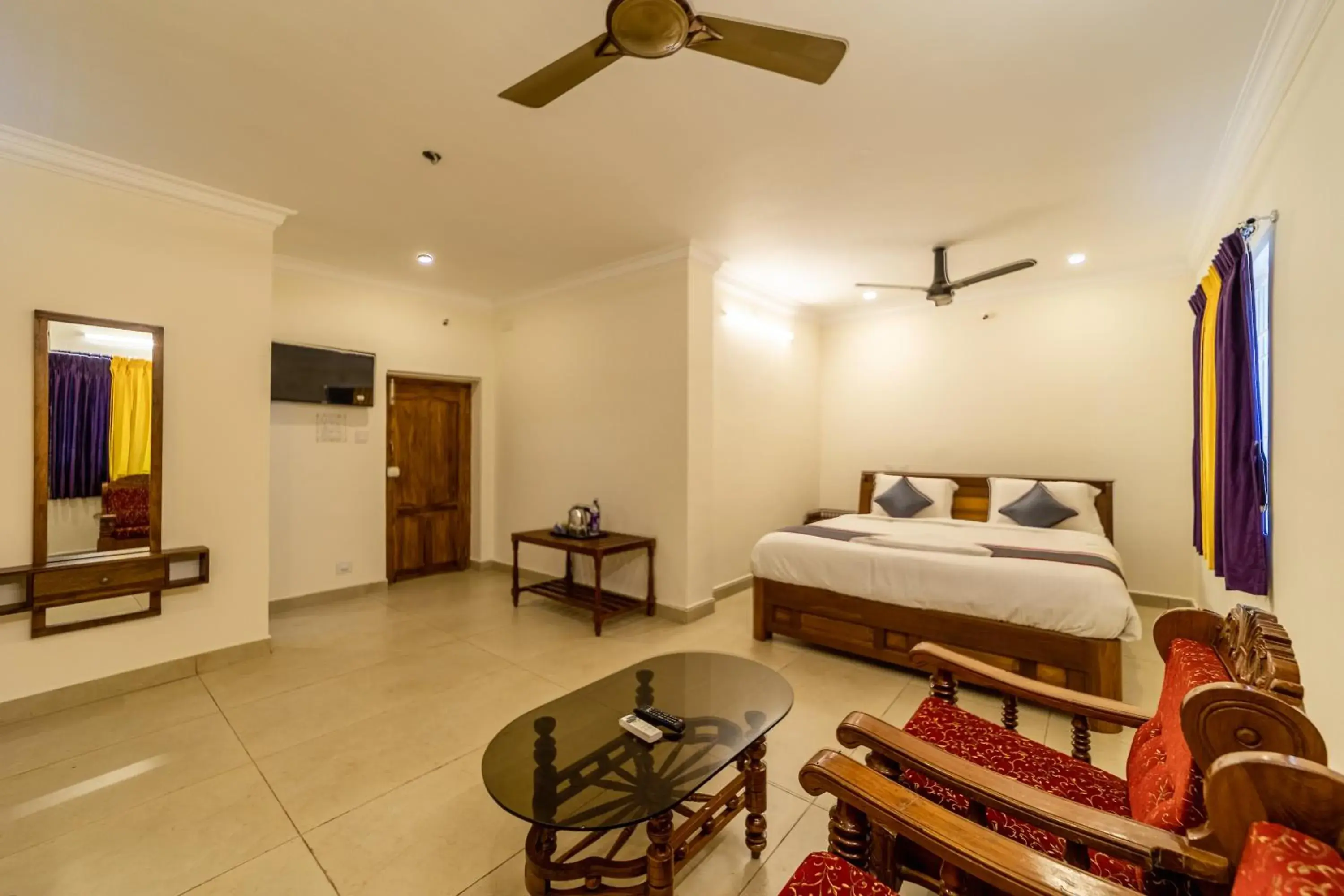 Bed in Yellow Residency Bed in Yellow Residency