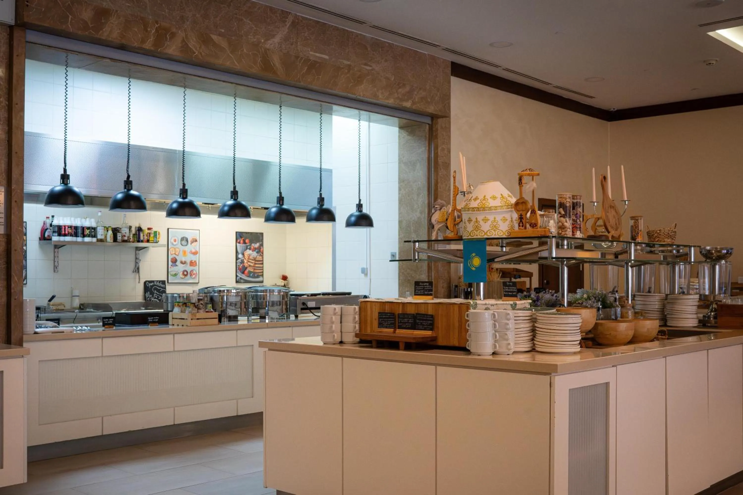 Breakfast in Hilton Garden Inn Astana