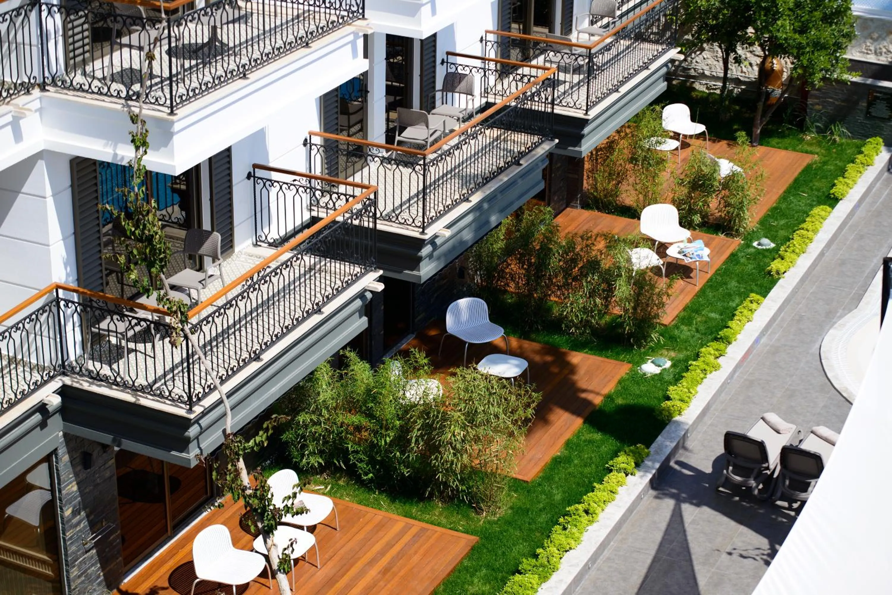 Balcony/Terrace in Samira Exclusive Hotel & Apartments