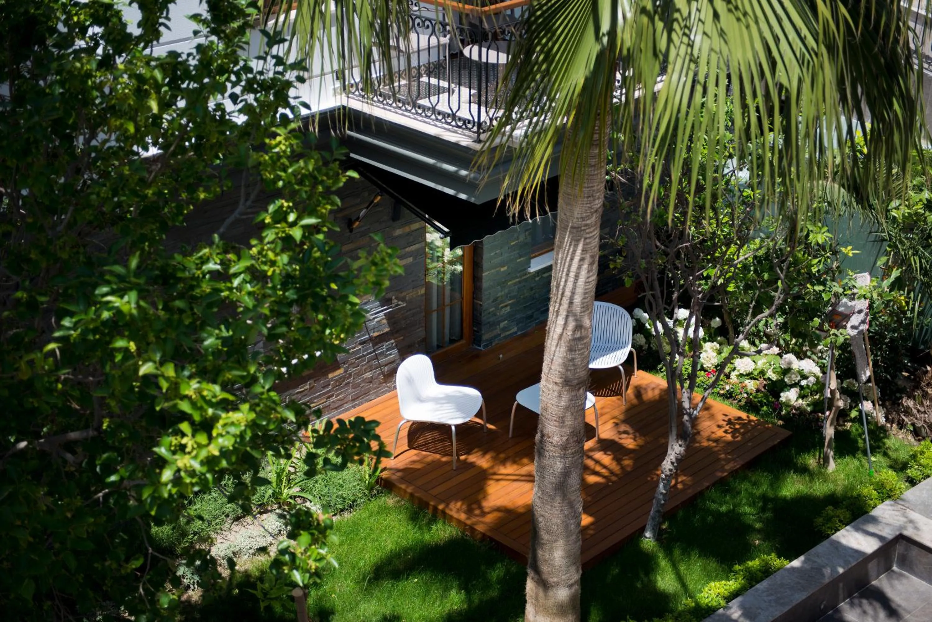 Balcony/Terrace in Samira Exclusive Hotel & Apartments