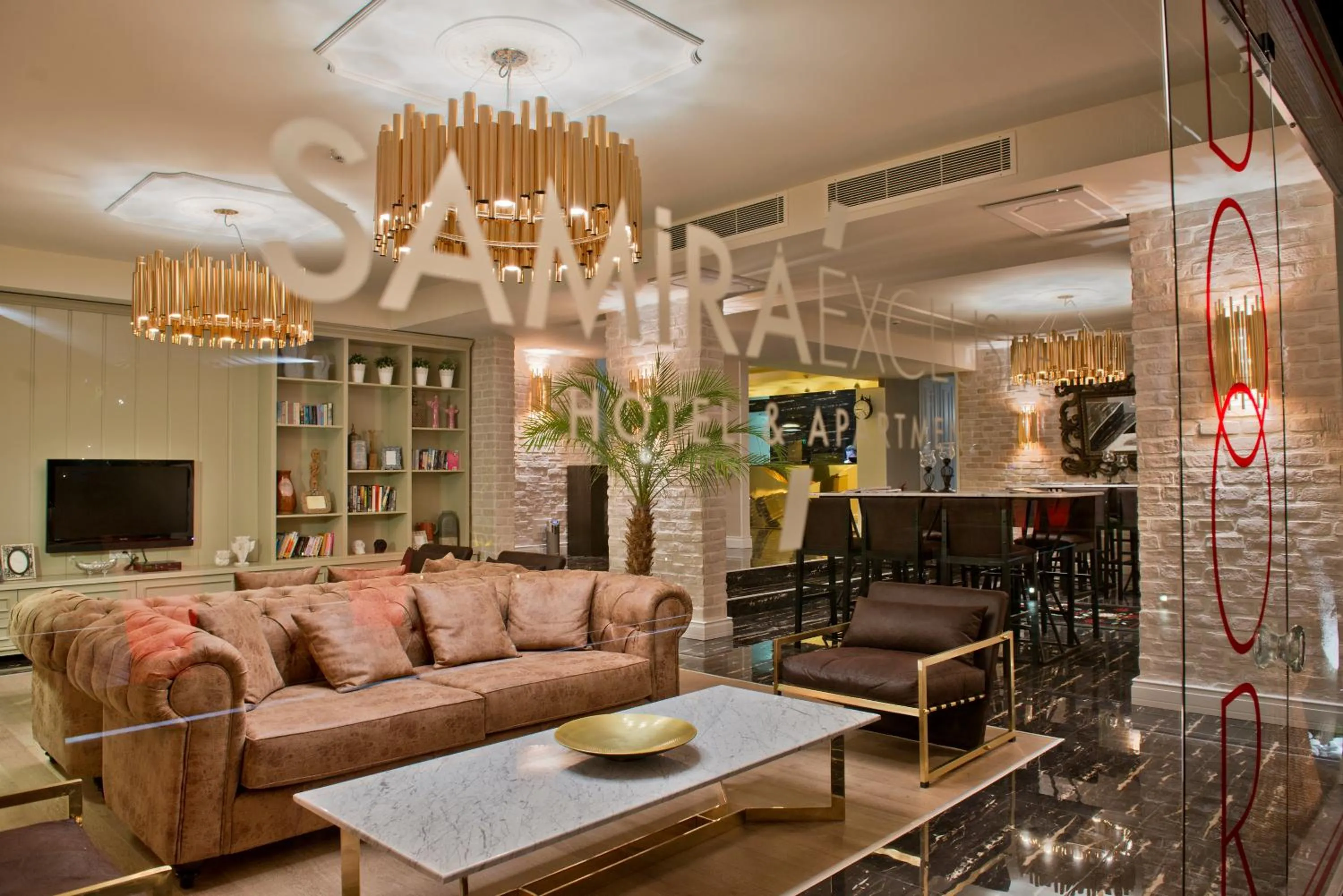 Communal lounge/ TV room in Samira Exclusive Hotel & Apartments