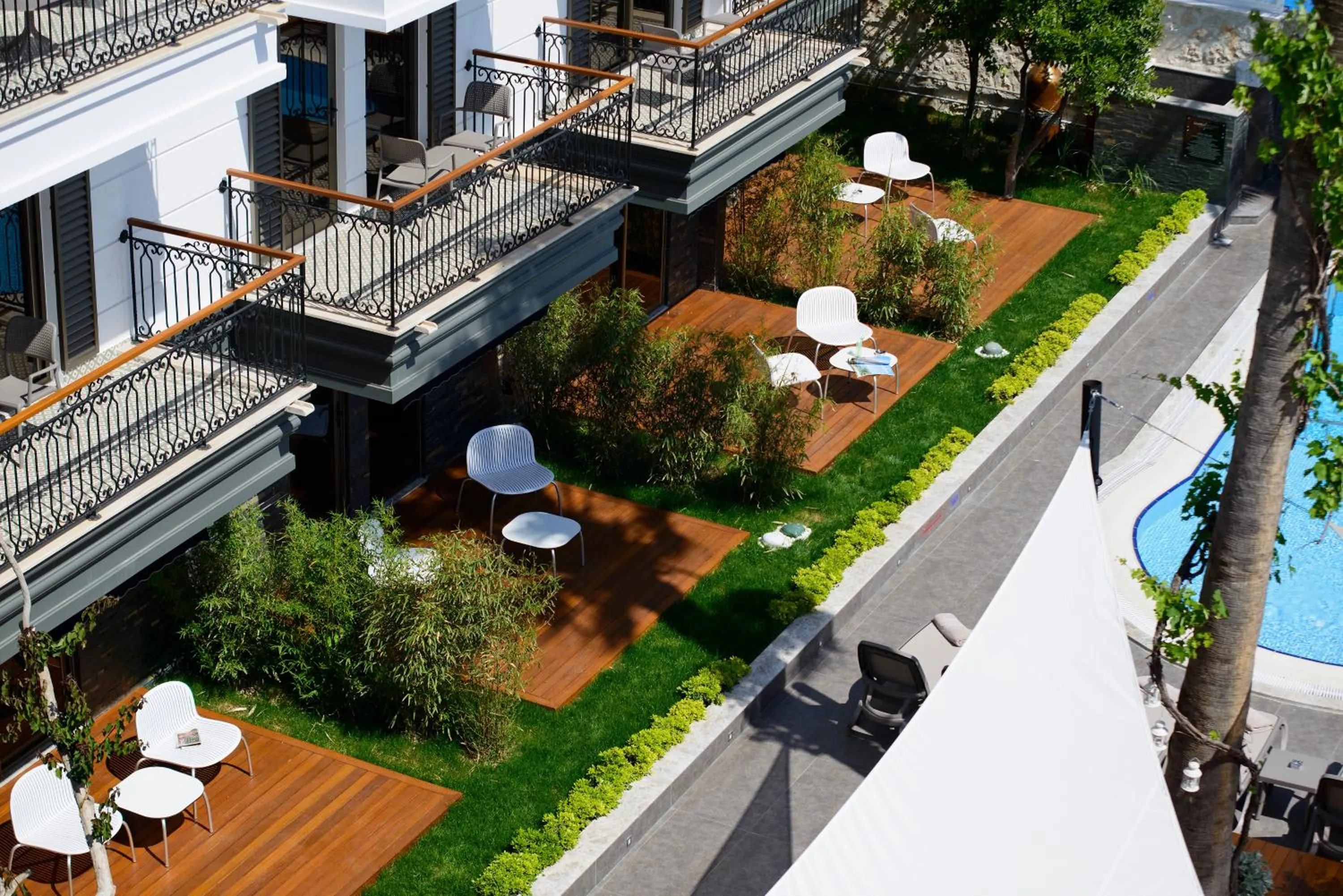 Balcony/Terrace in Samira Exclusive Hotel & Apartments