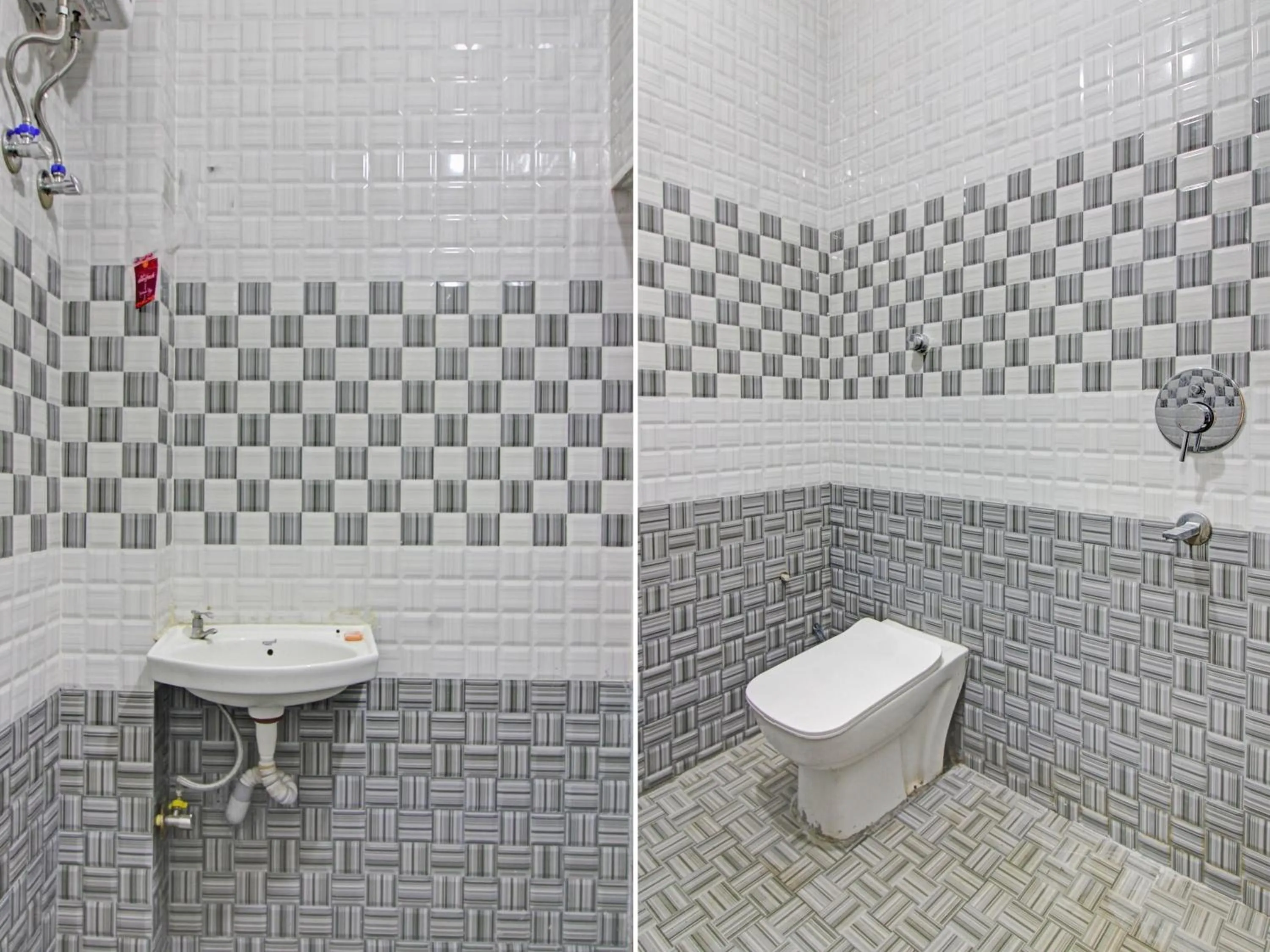 Bathroom in Hotel O G.K Lodging and Guest House