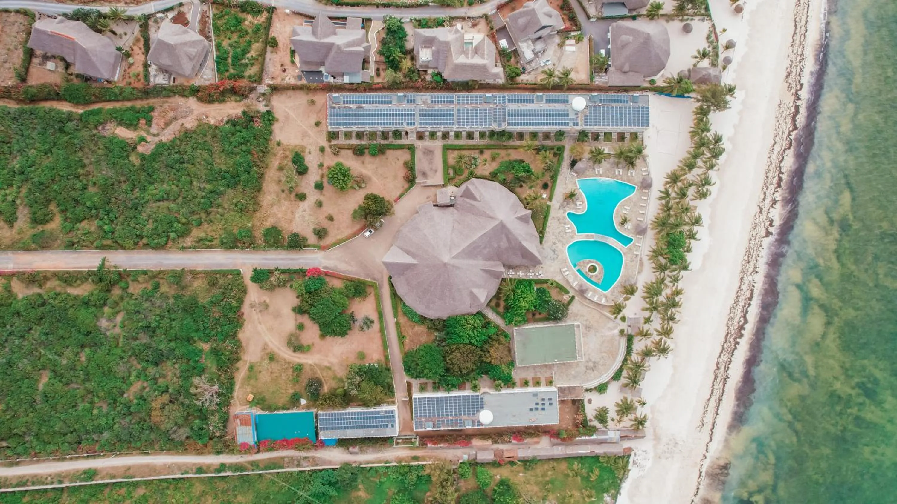 Bird's eye view in Twiga Beach Resort