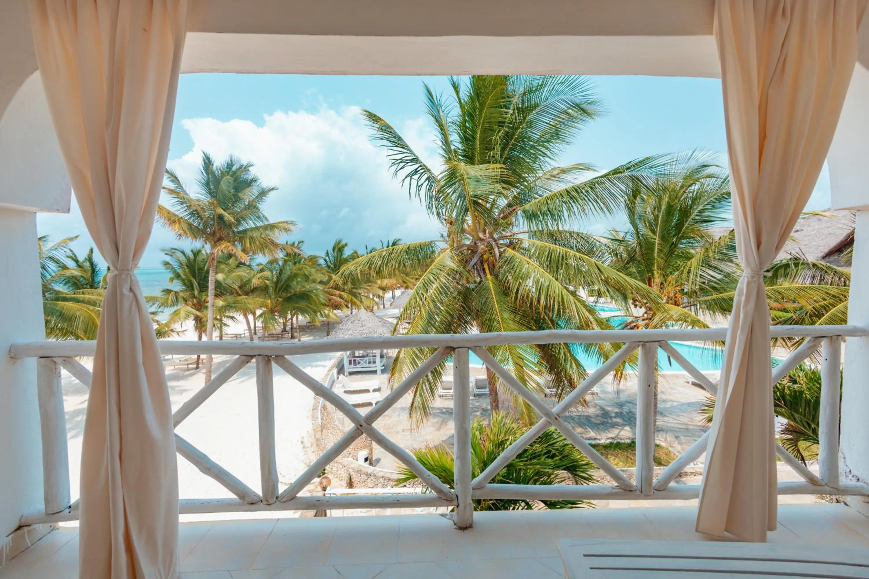 Pool view in Twiga Beach Resort