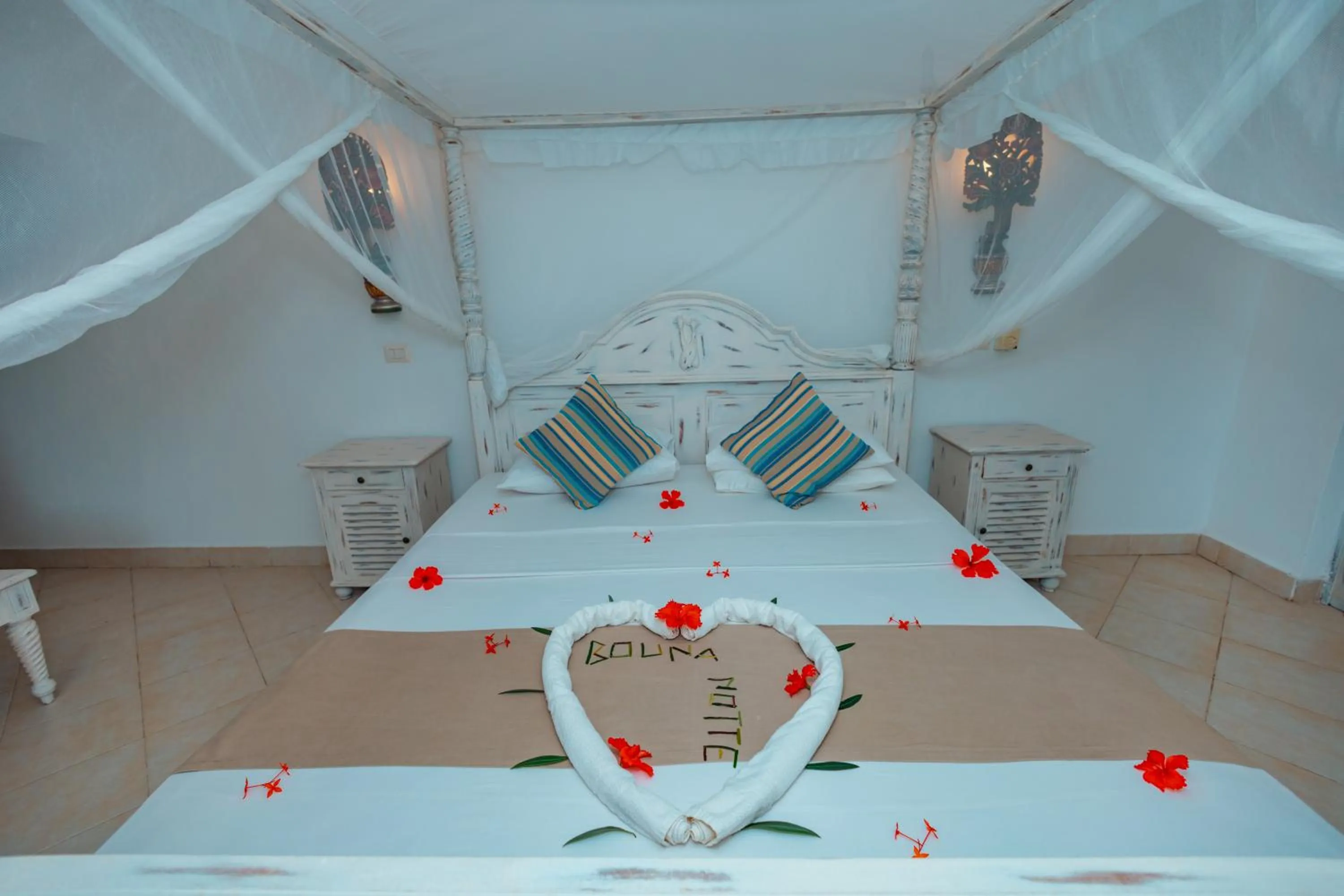 Bed in Twiga Beach Resort