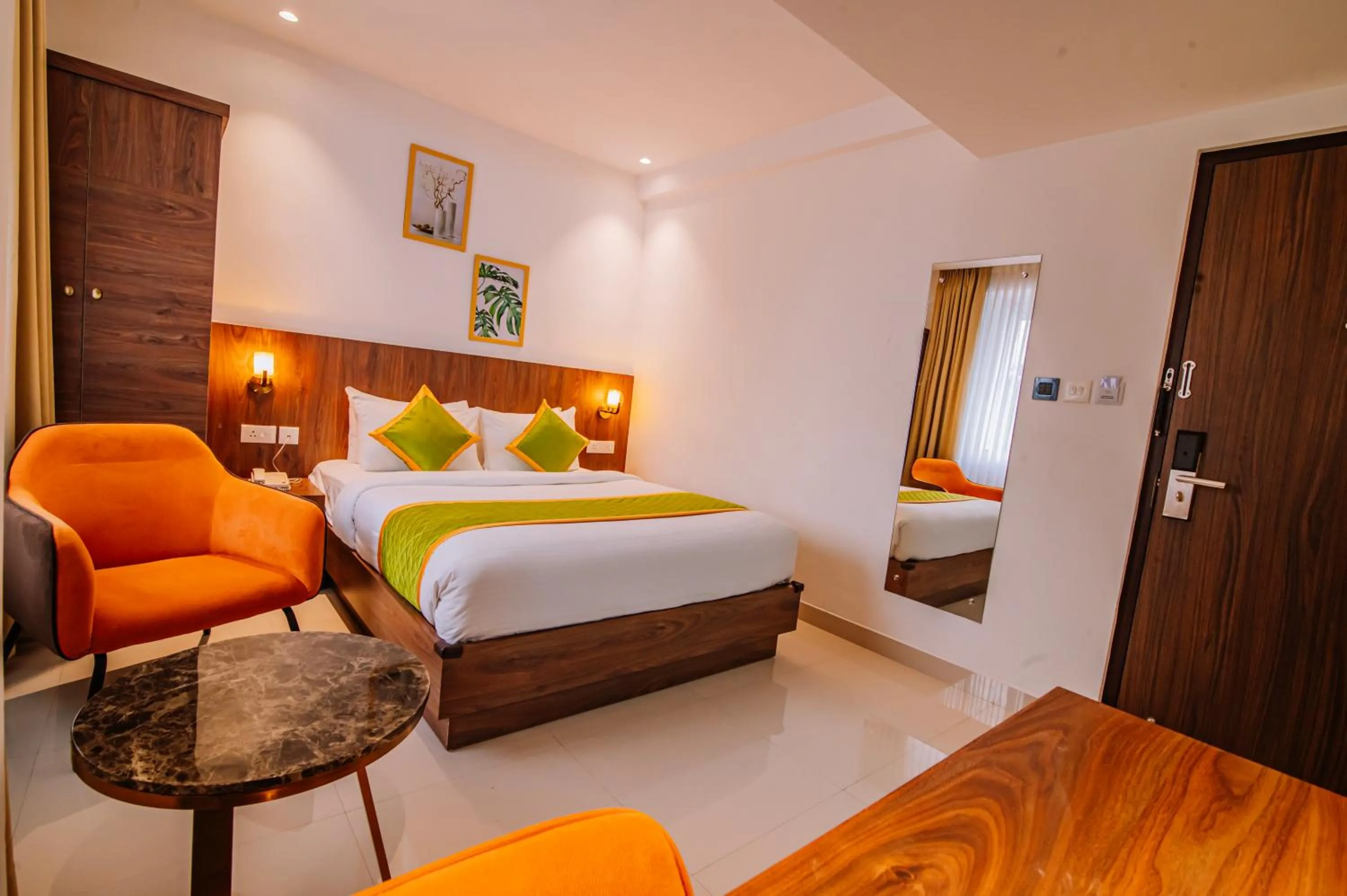 Bedroom, Bed in Hotel Seven Lights