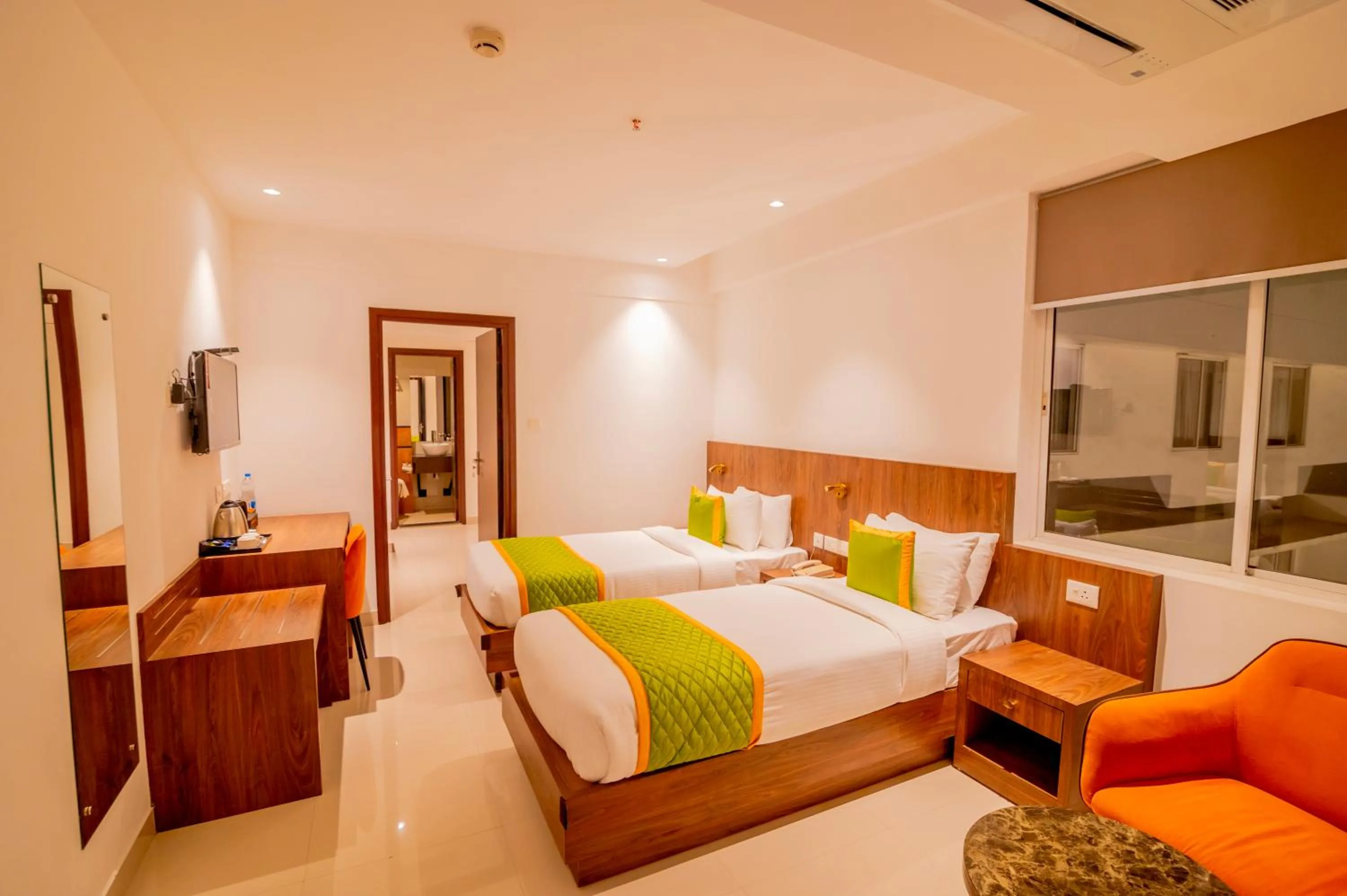 Bedroom, Bed in Hotel Seven Lights