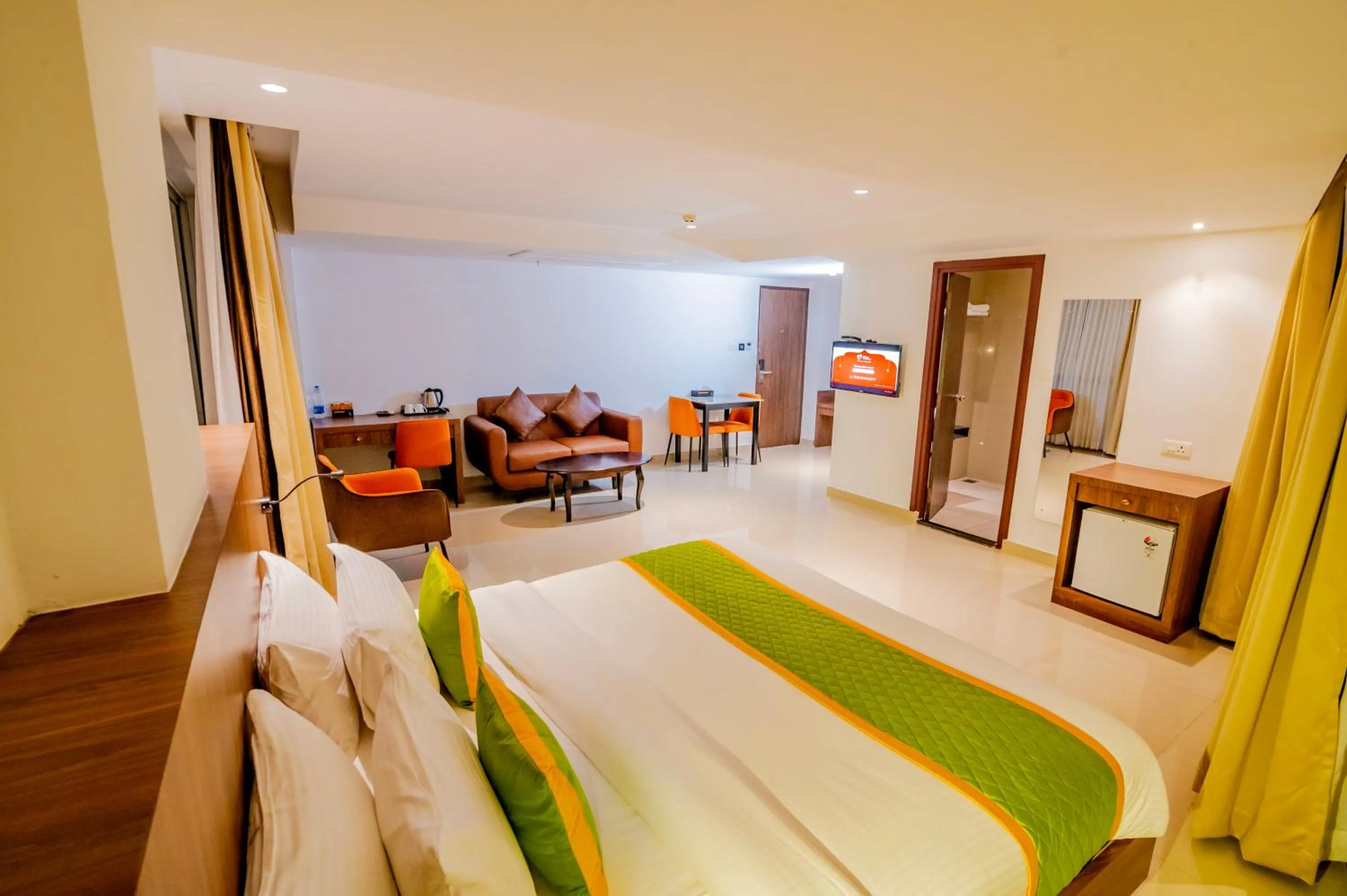 Bedroom, Bed in Hotel Seven Lights