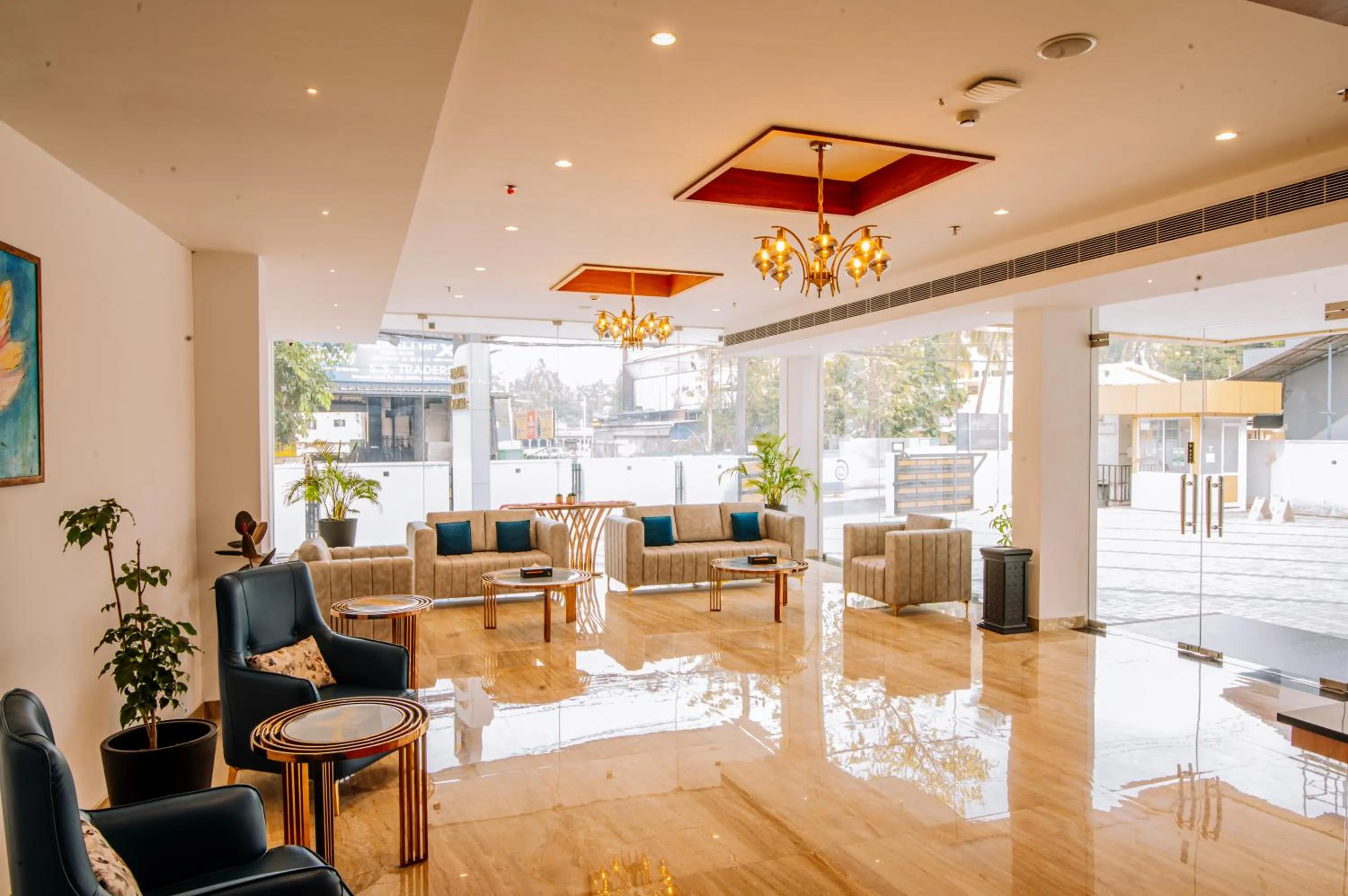 Lobby or reception in Hotel Seven Lights