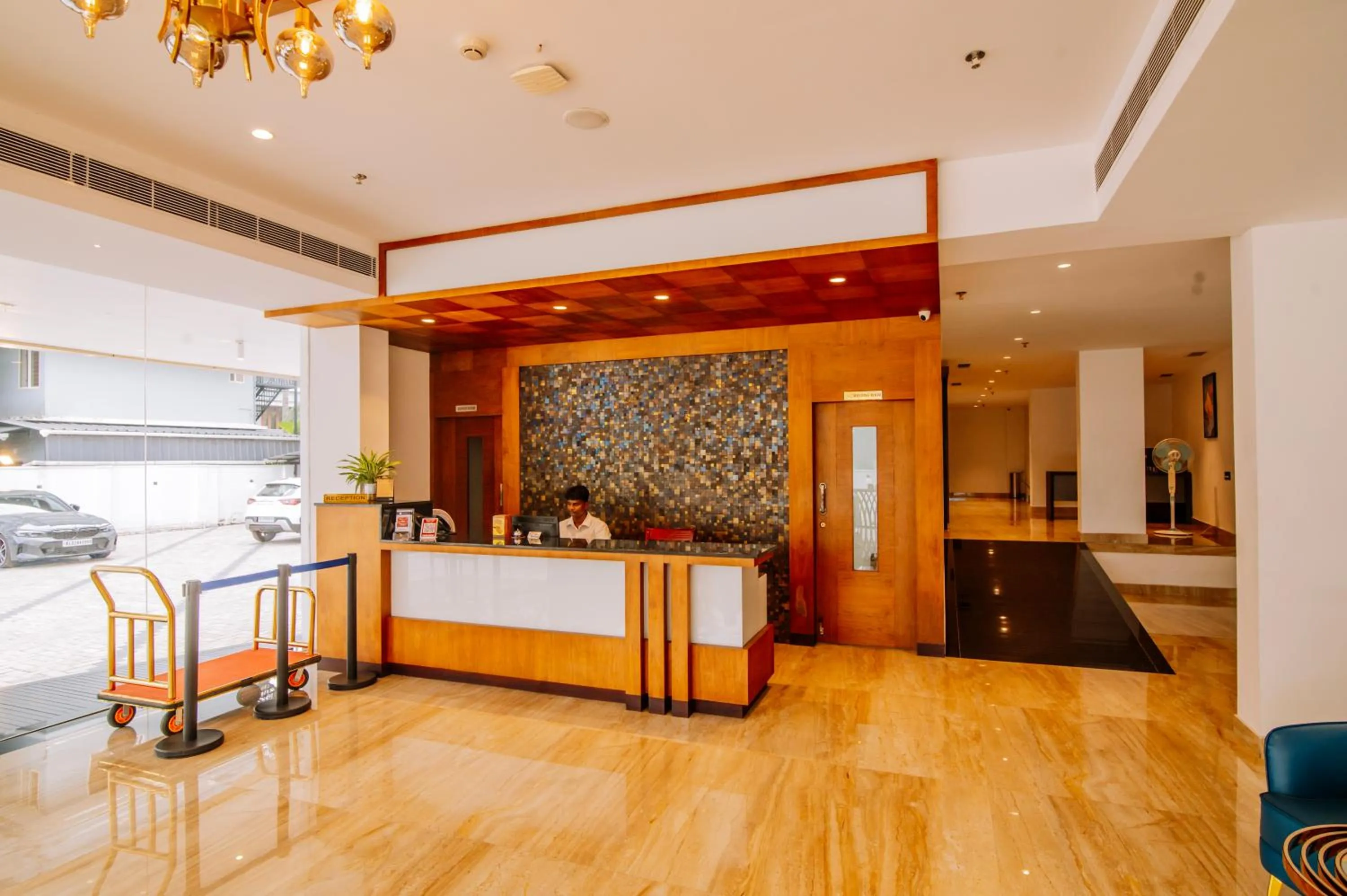 Lobby or reception in Hotel Seven Lights