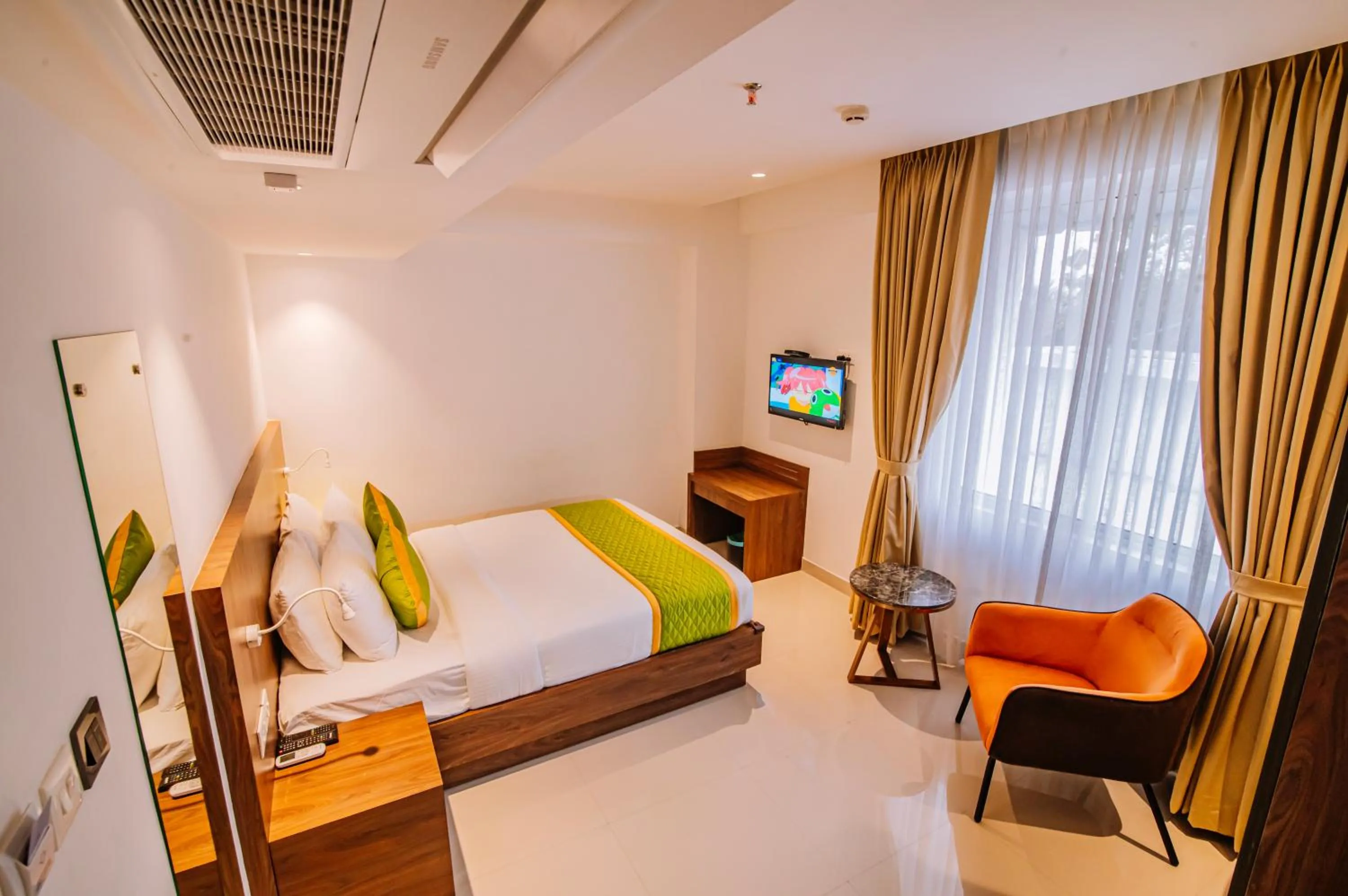 Bedroom, Bed in Hotel Seven Lights