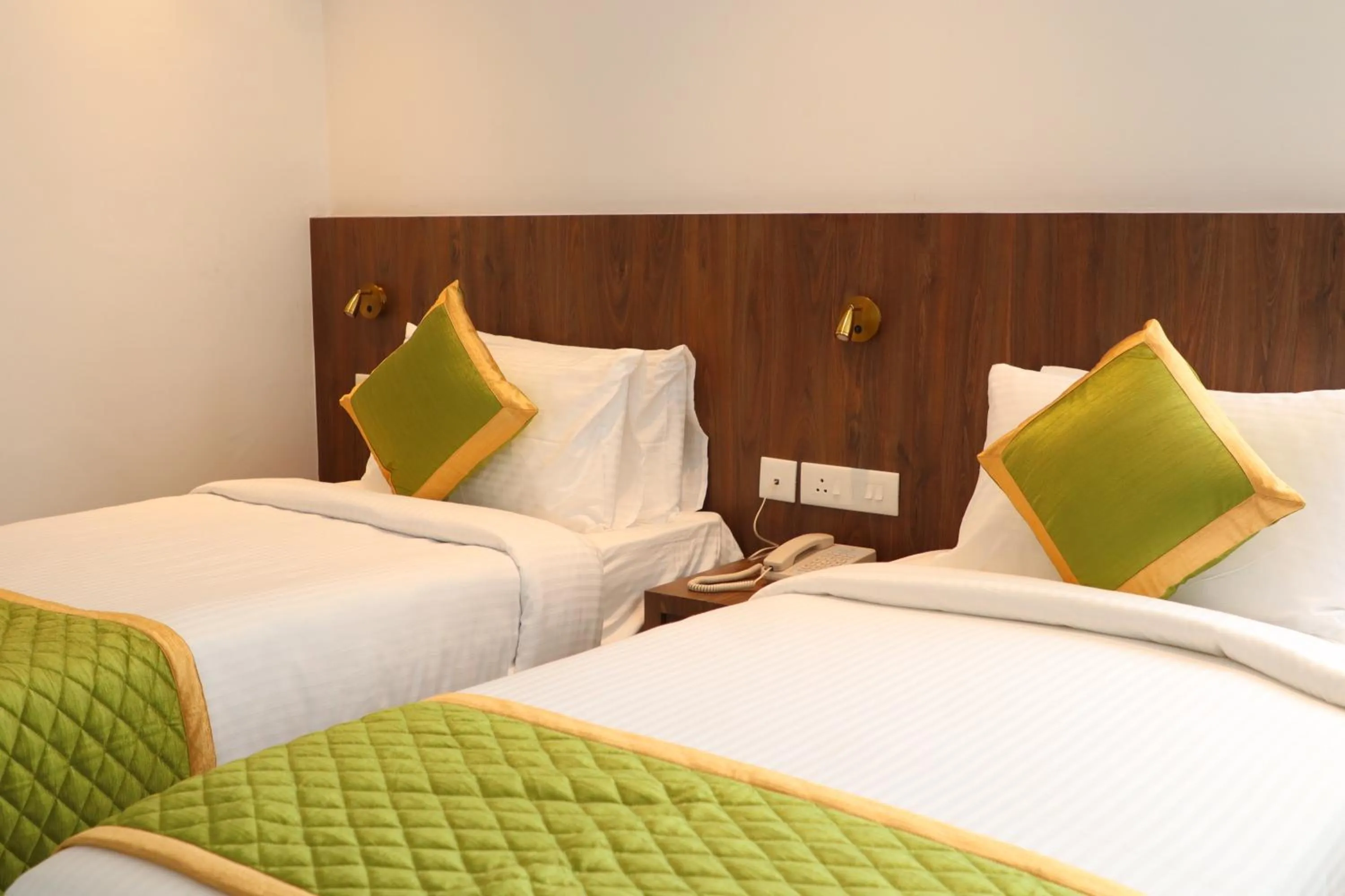 Bed in Hotel Seven Lights