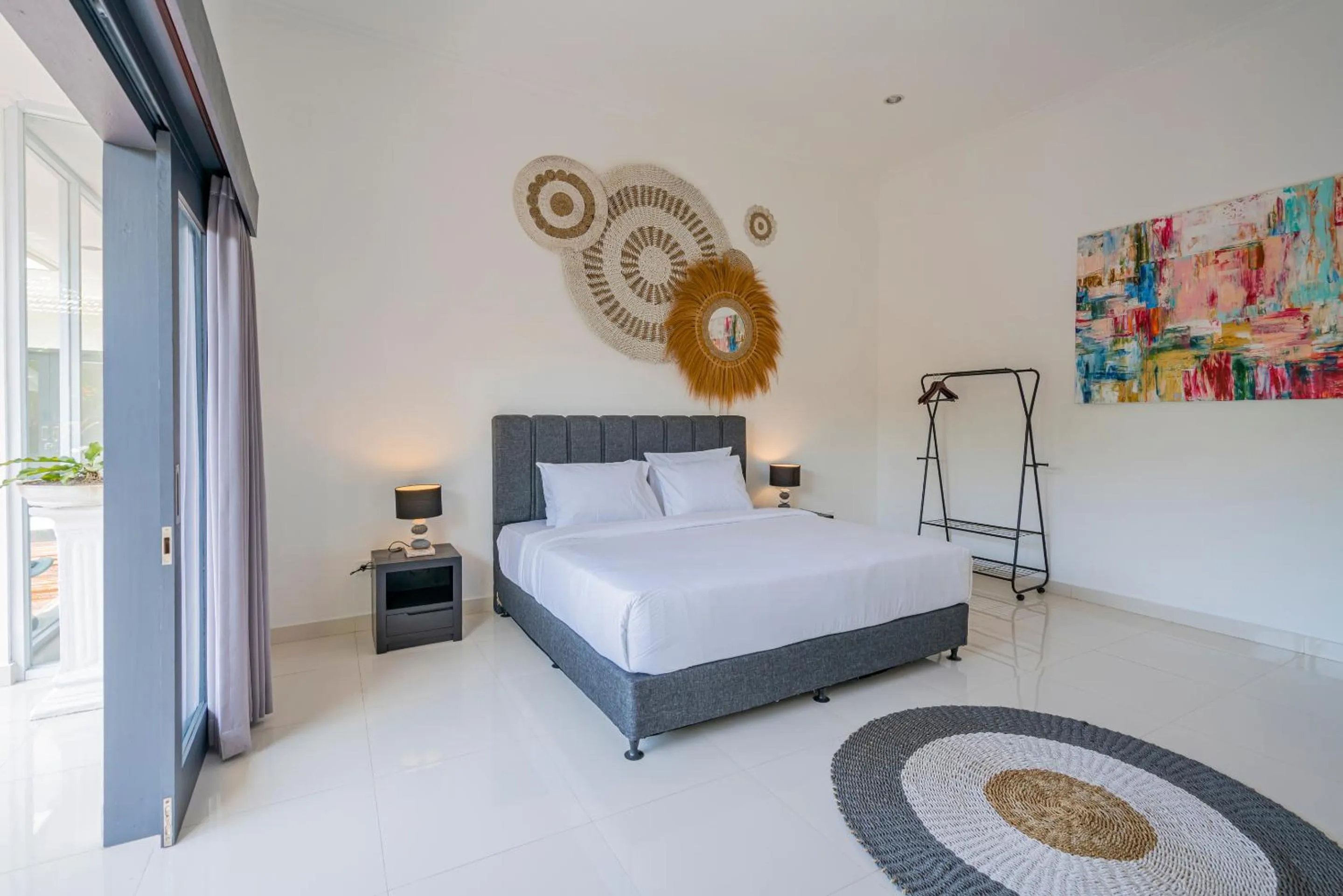 Bedroom, Bed in Villa Katrin - Canggu