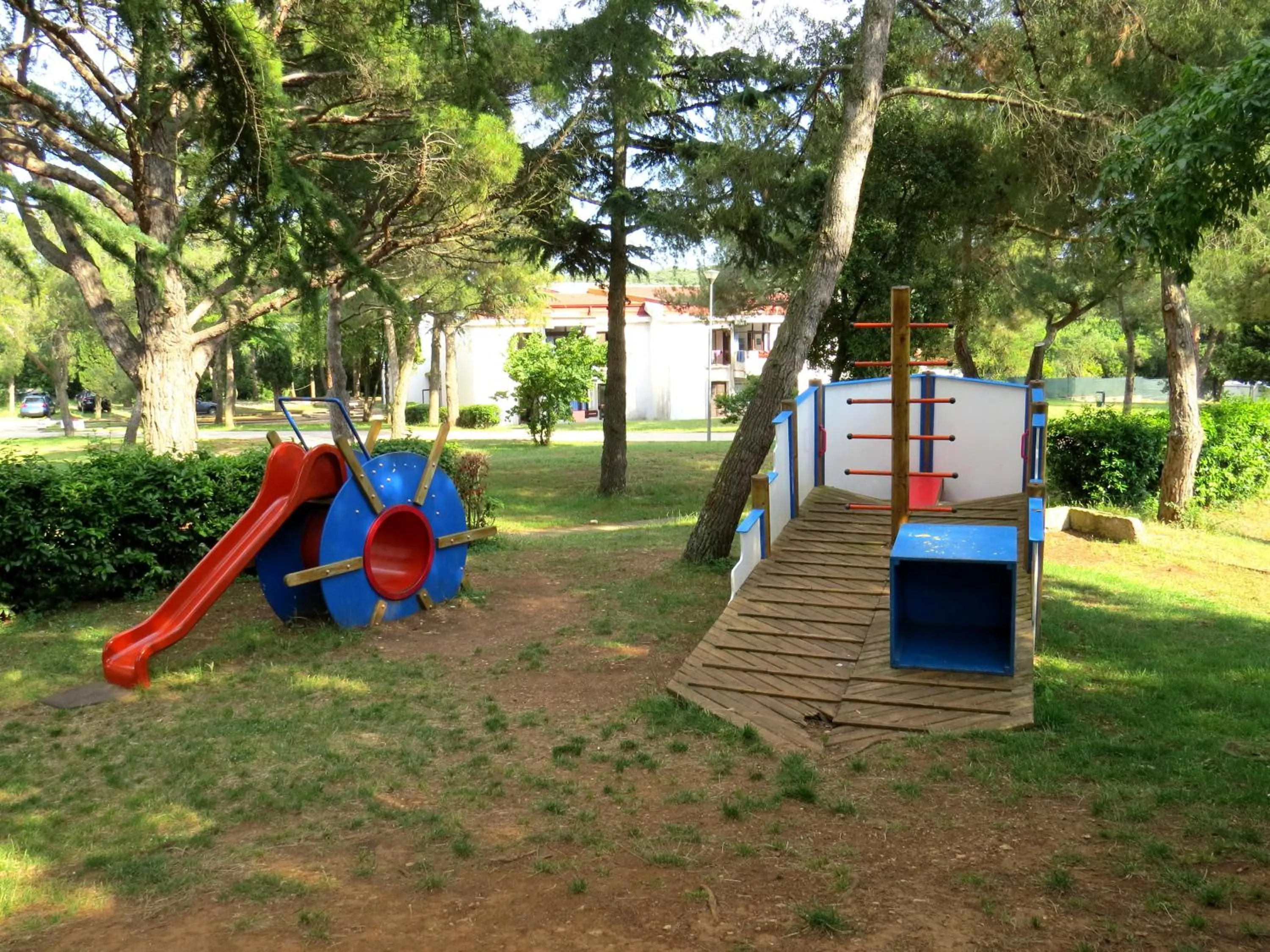 Children play ground in Camping Media Mobile Homes in Brioni Sunny Camping