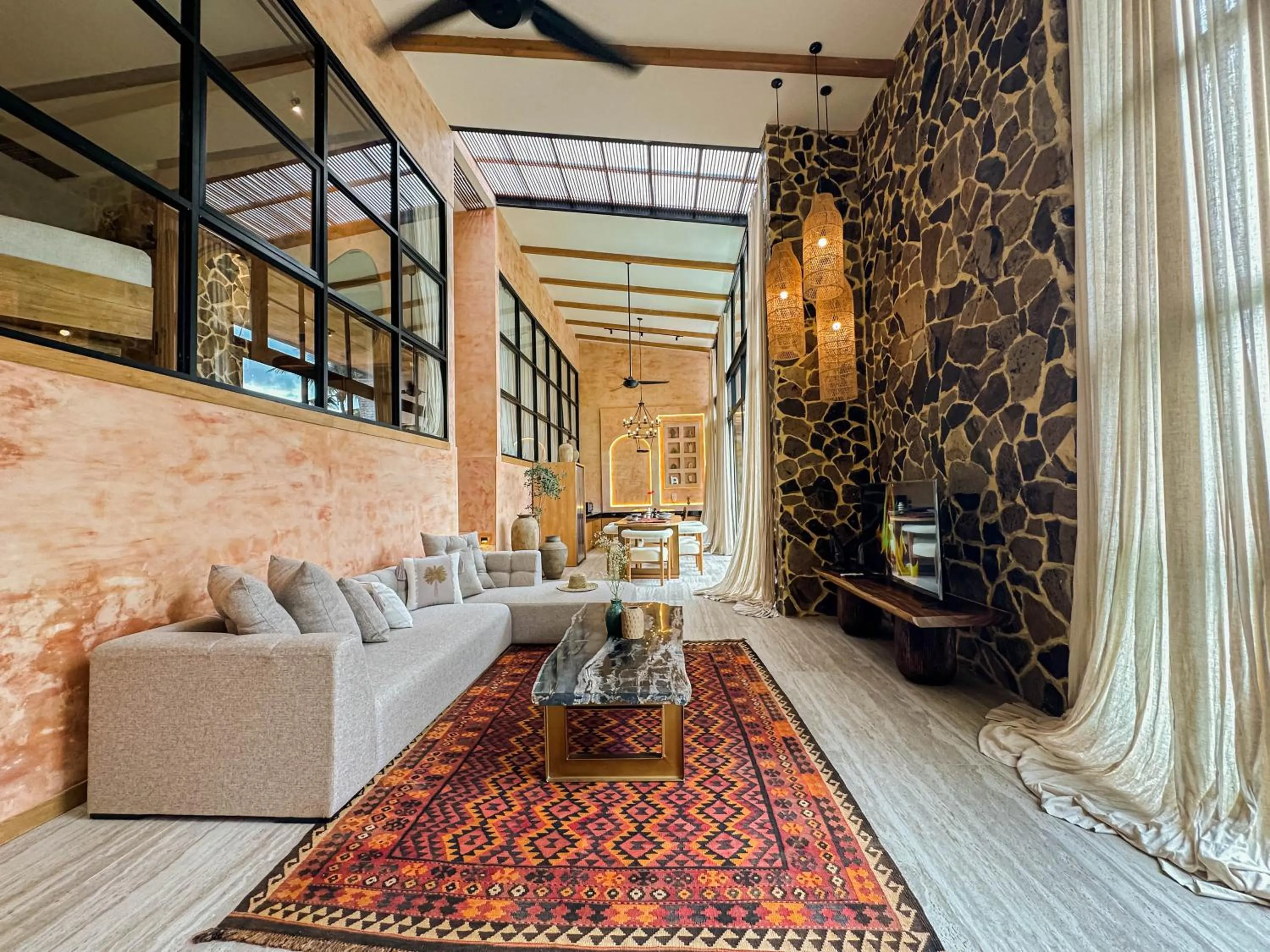 Living room in Magical Jungle Resort