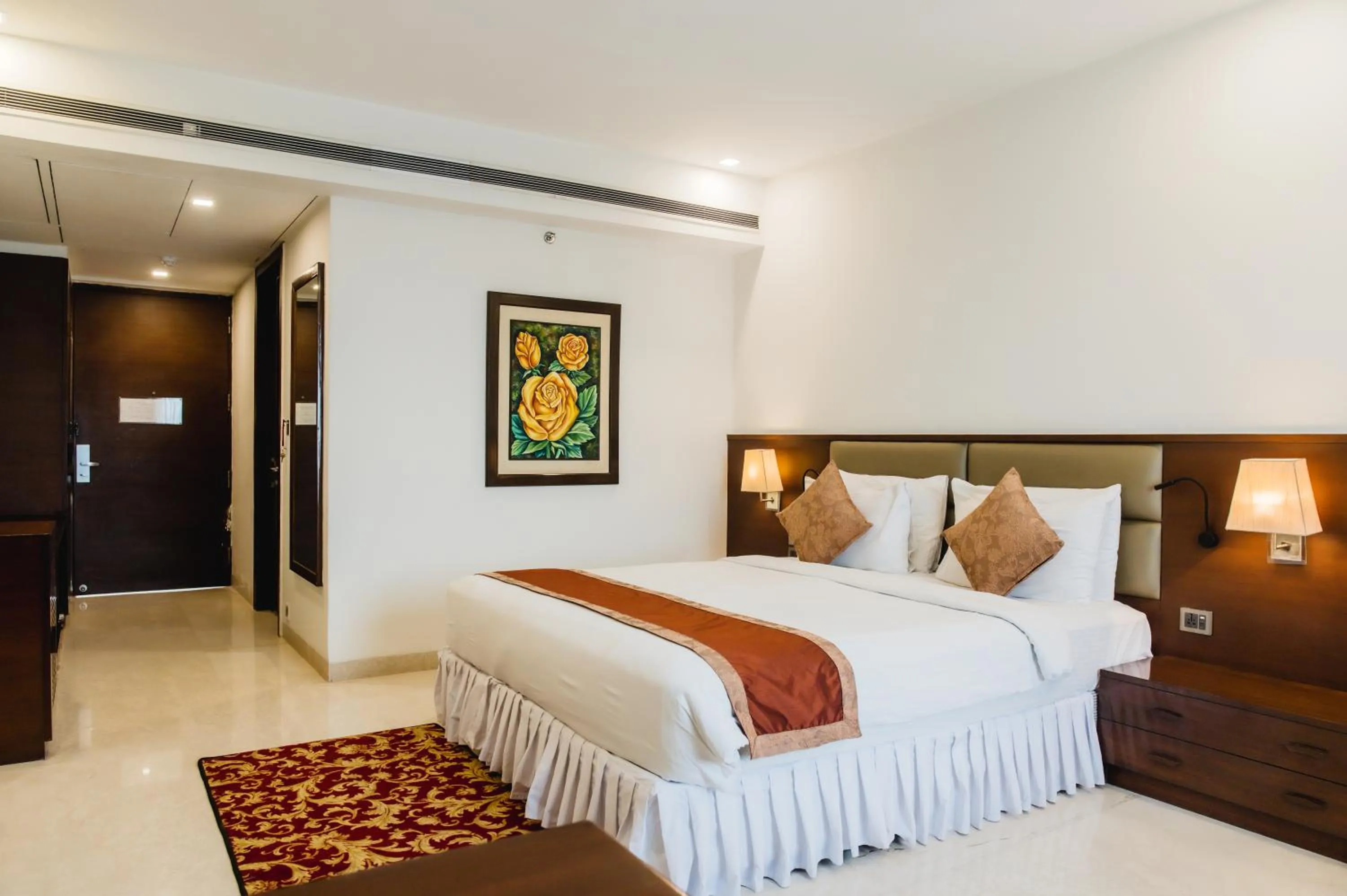 Bed in The Alcor Hotel