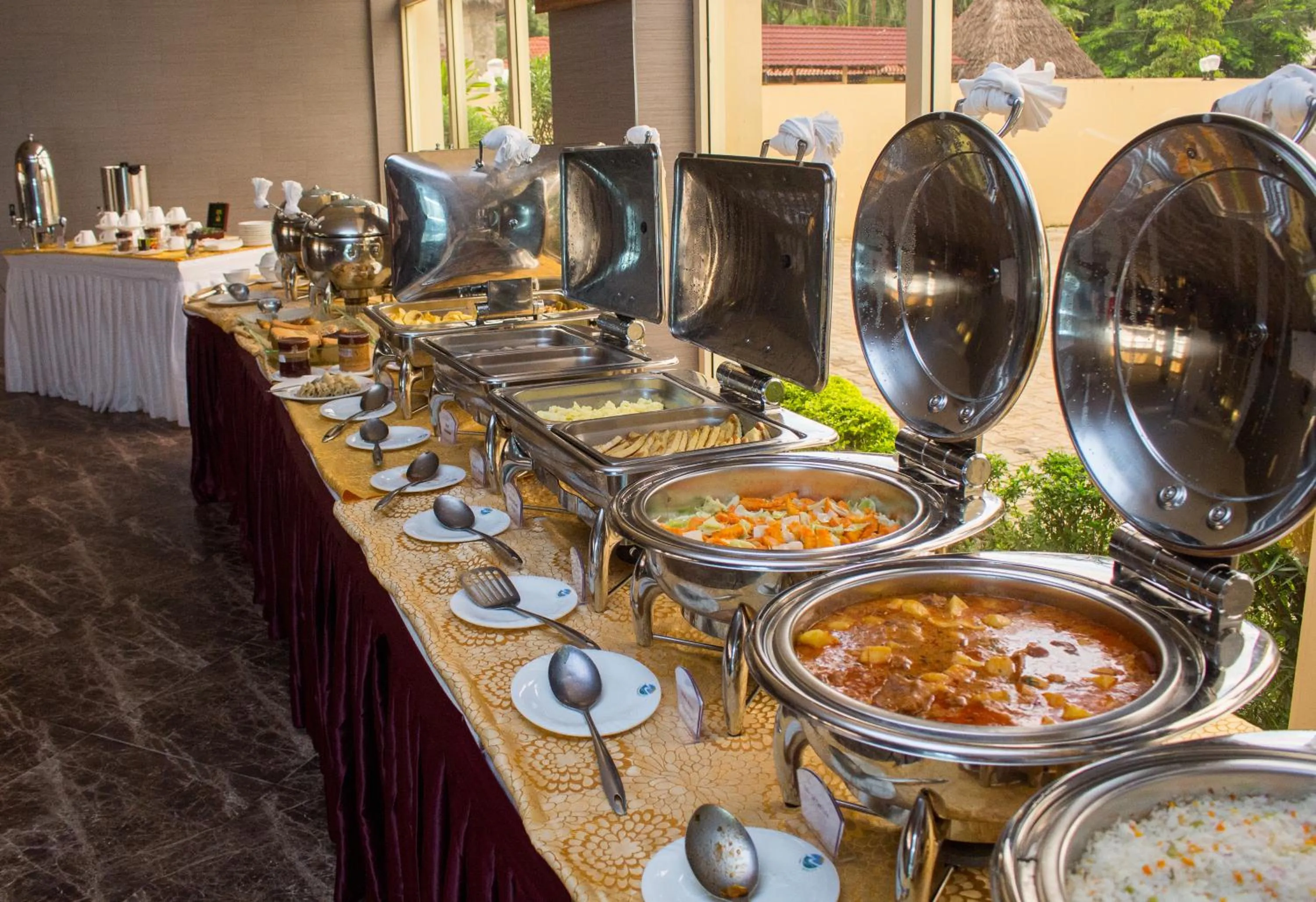 English/Irish breakfast in Landmark Mbezi Beach Resort