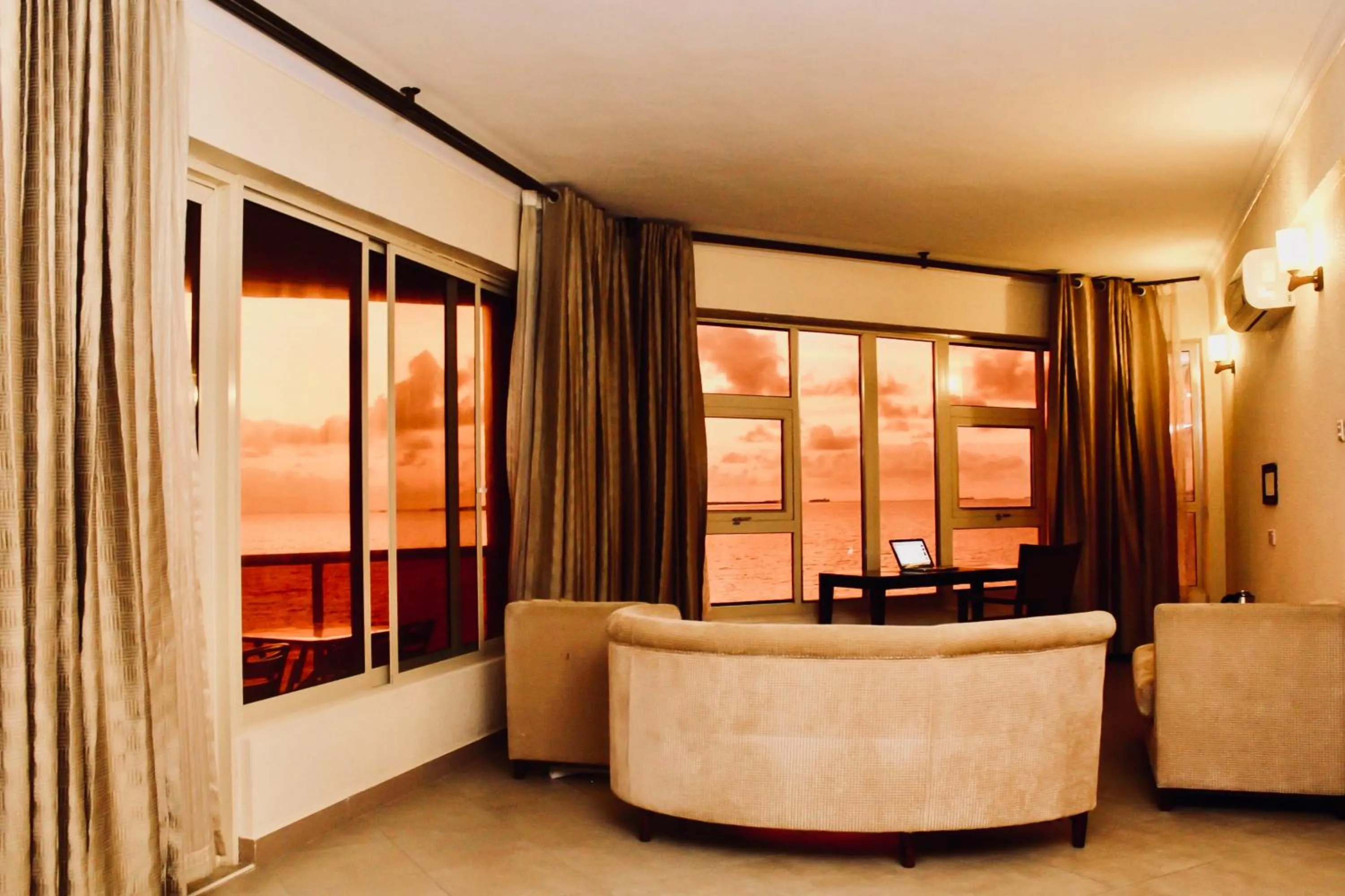 Living room in Landmark Mbezi Beach Resort