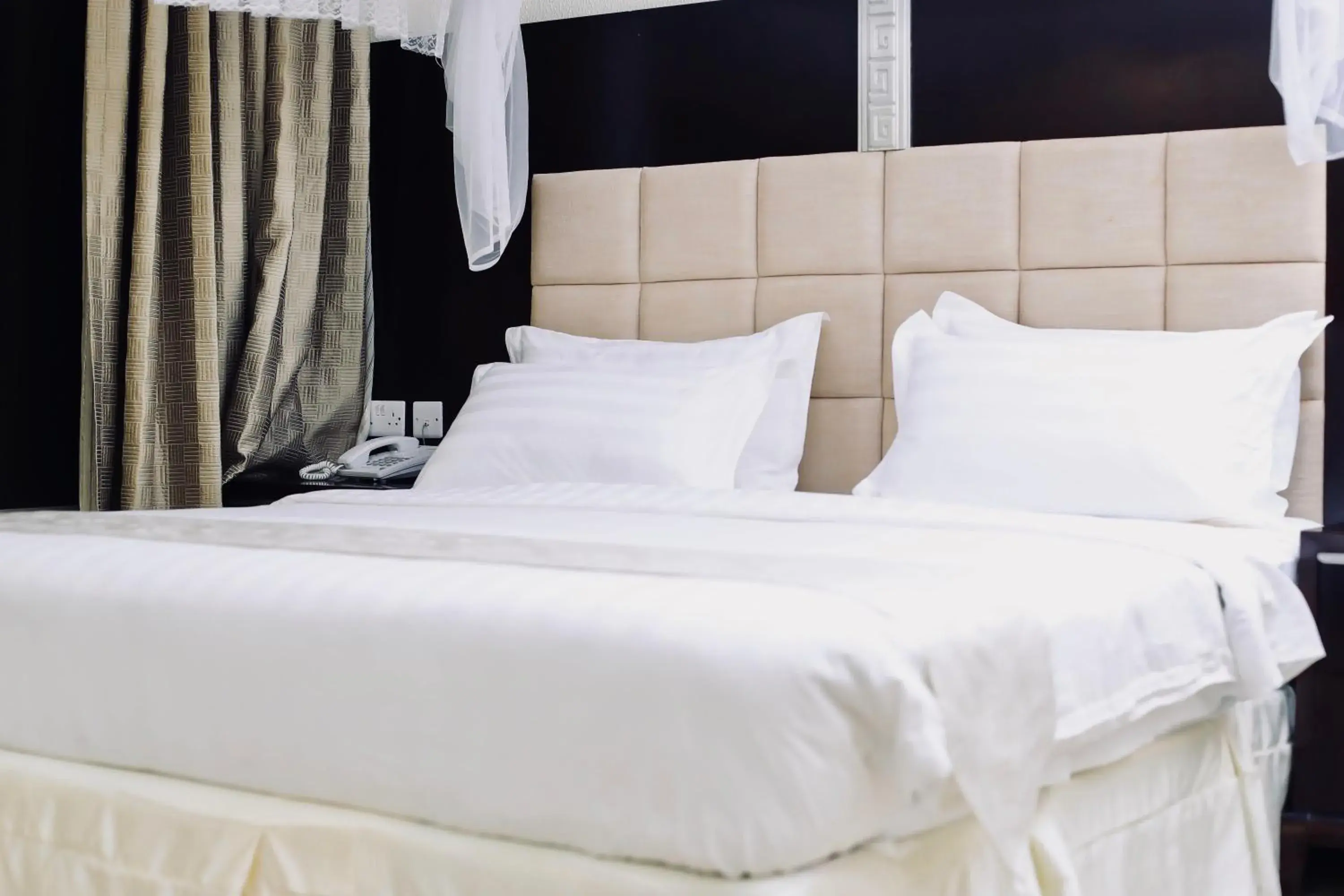 Bed in Landmark Mbezi Beach Resort Bed in Landmark Mbezi Beach Resort