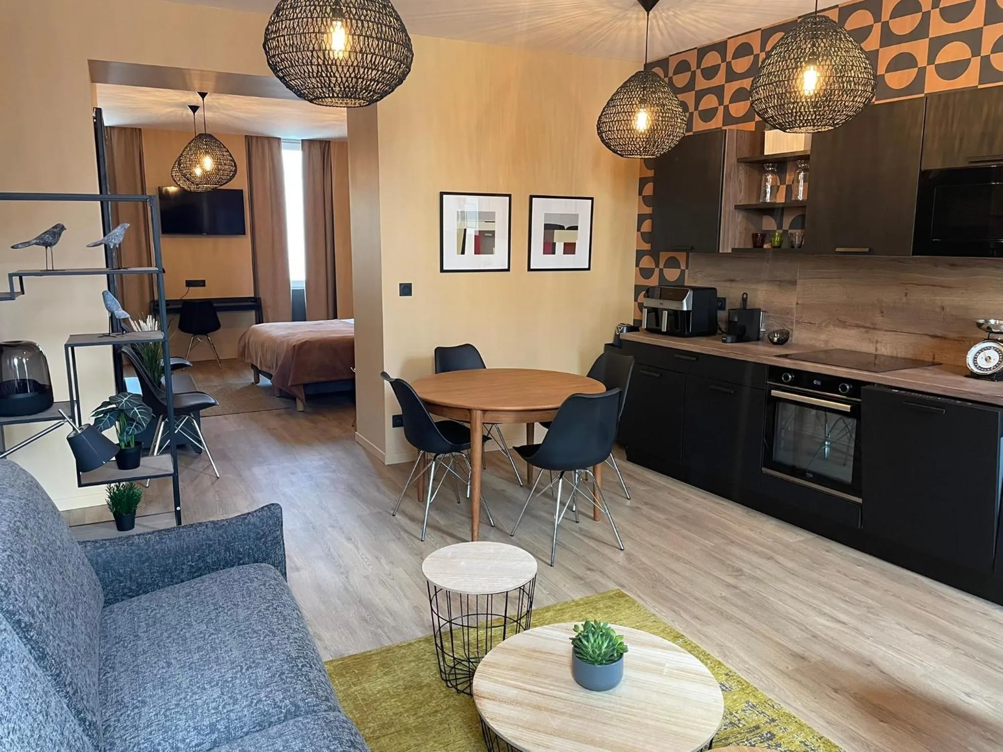 Living room in Nouvel Hôtel & Appartements