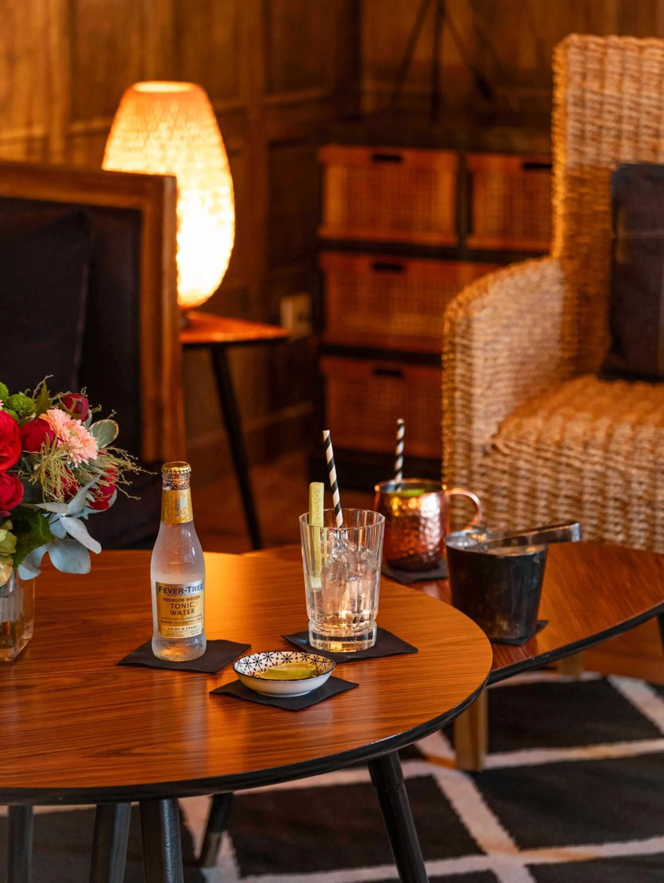 Lounge or bar in Nouvel Hôtel & Appartements