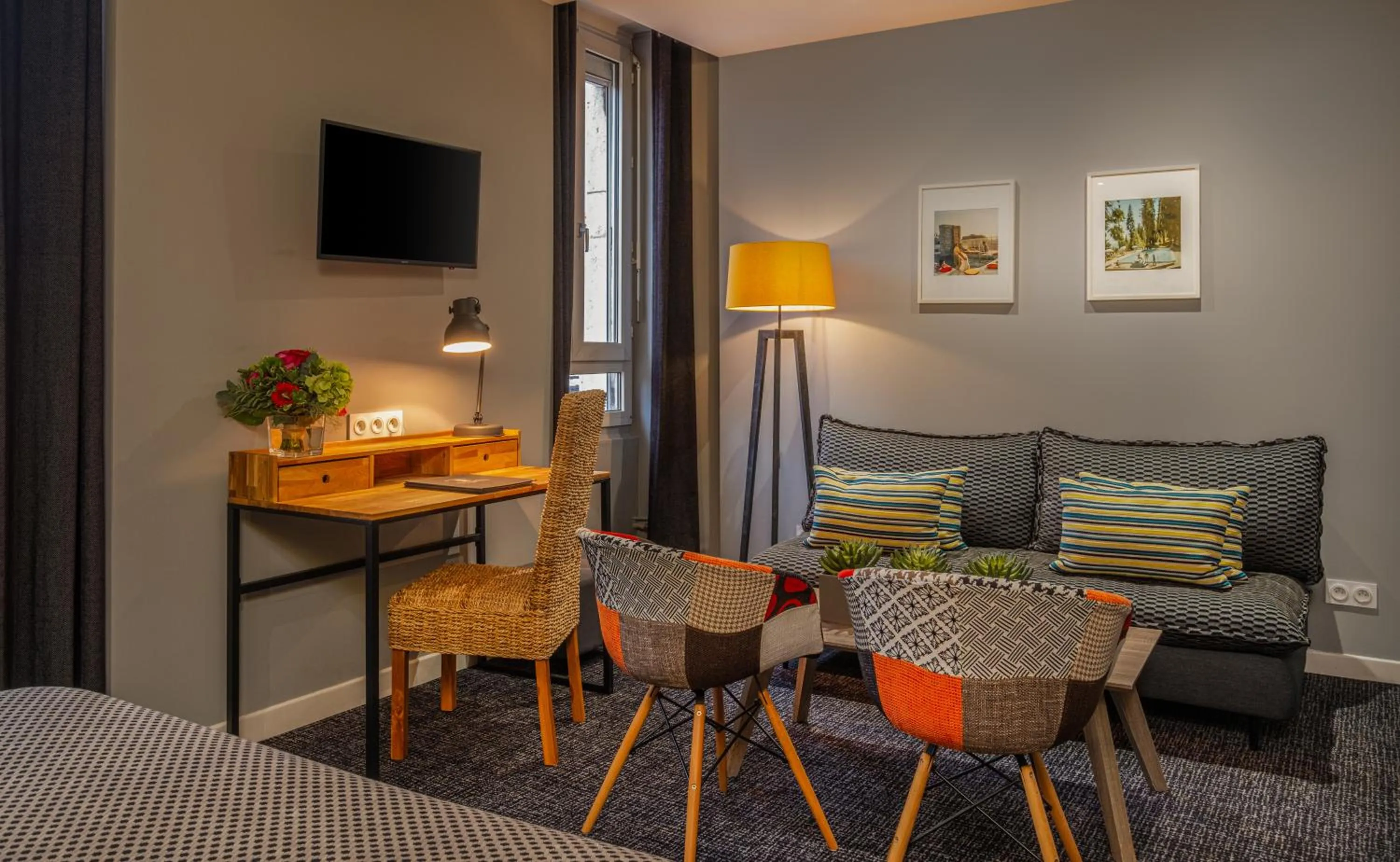 Seating area in Nouvel Hôtel & Appartements