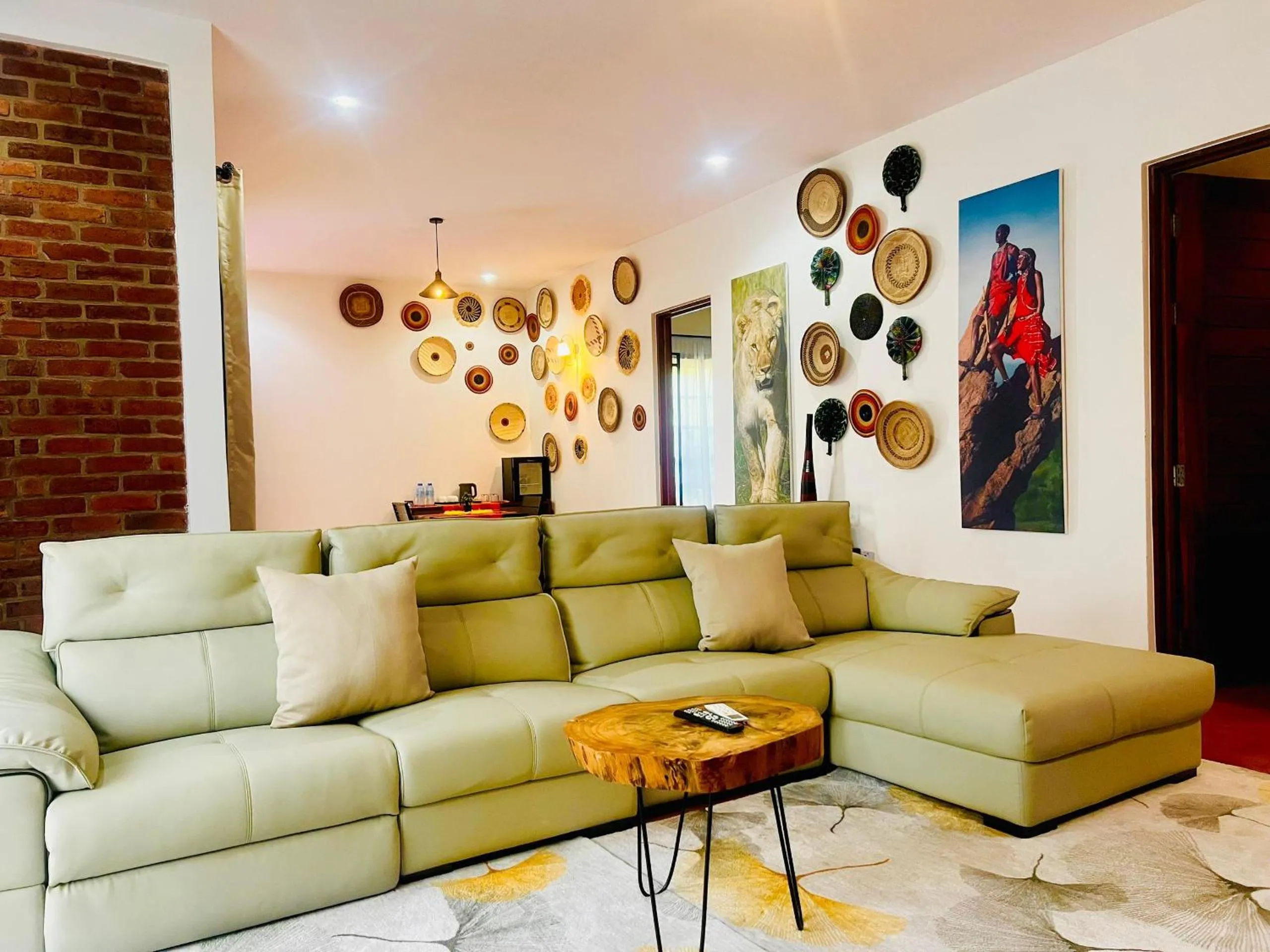 Living room in Kerama Silent Lodge