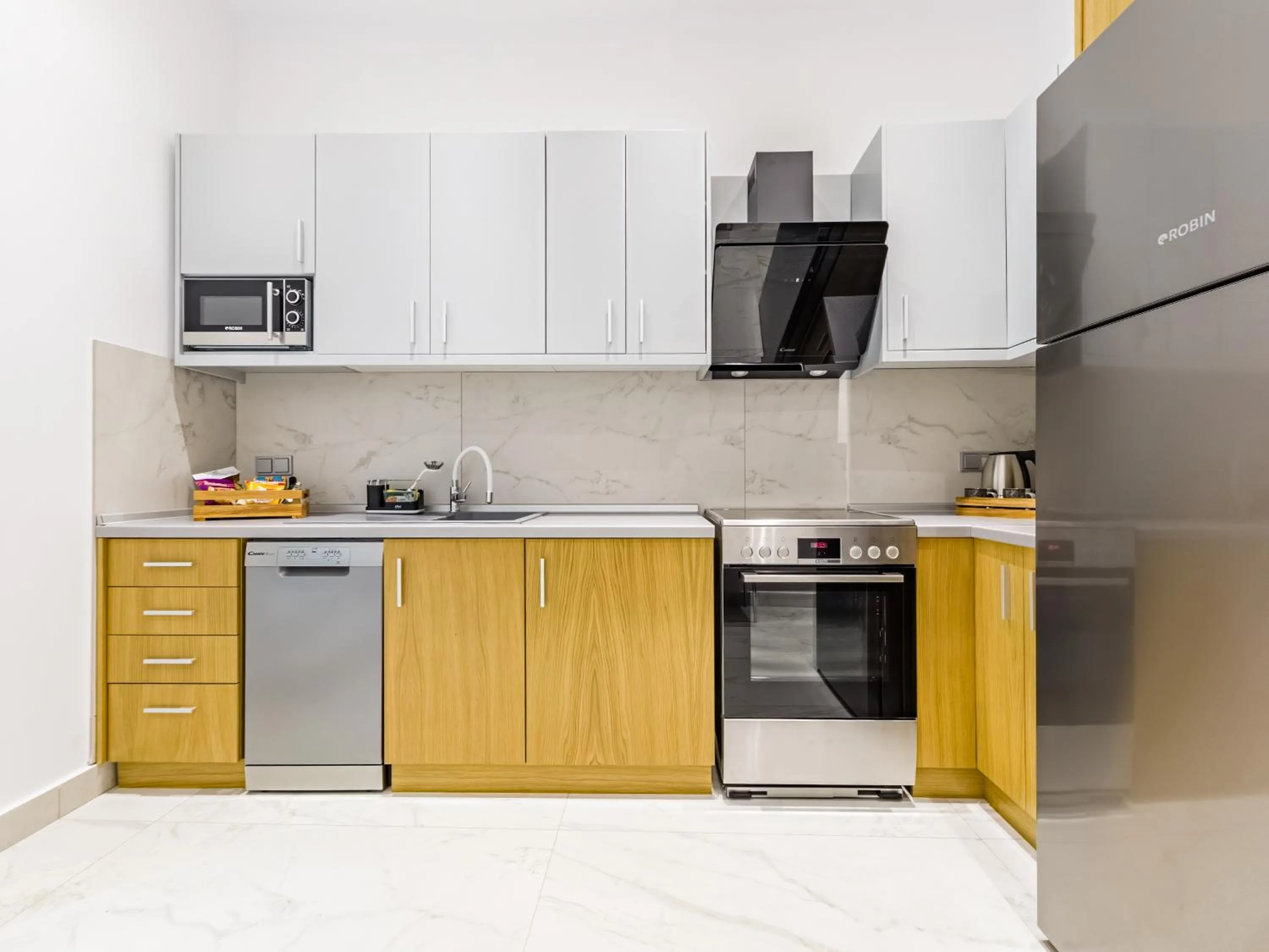 Kitchen or kitchenette in Kima Premium Apartments