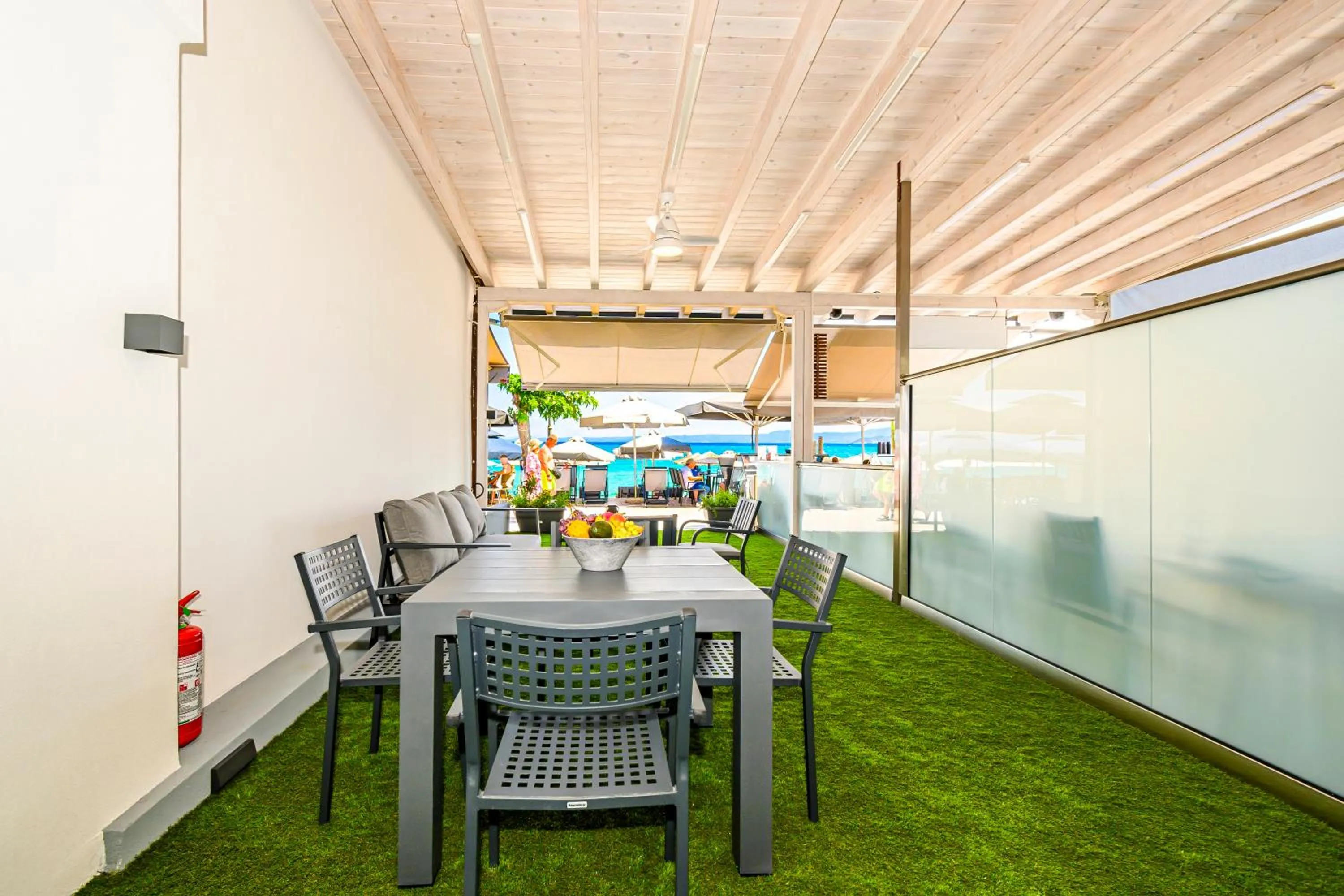 Seating area in Kima Premium Apartments