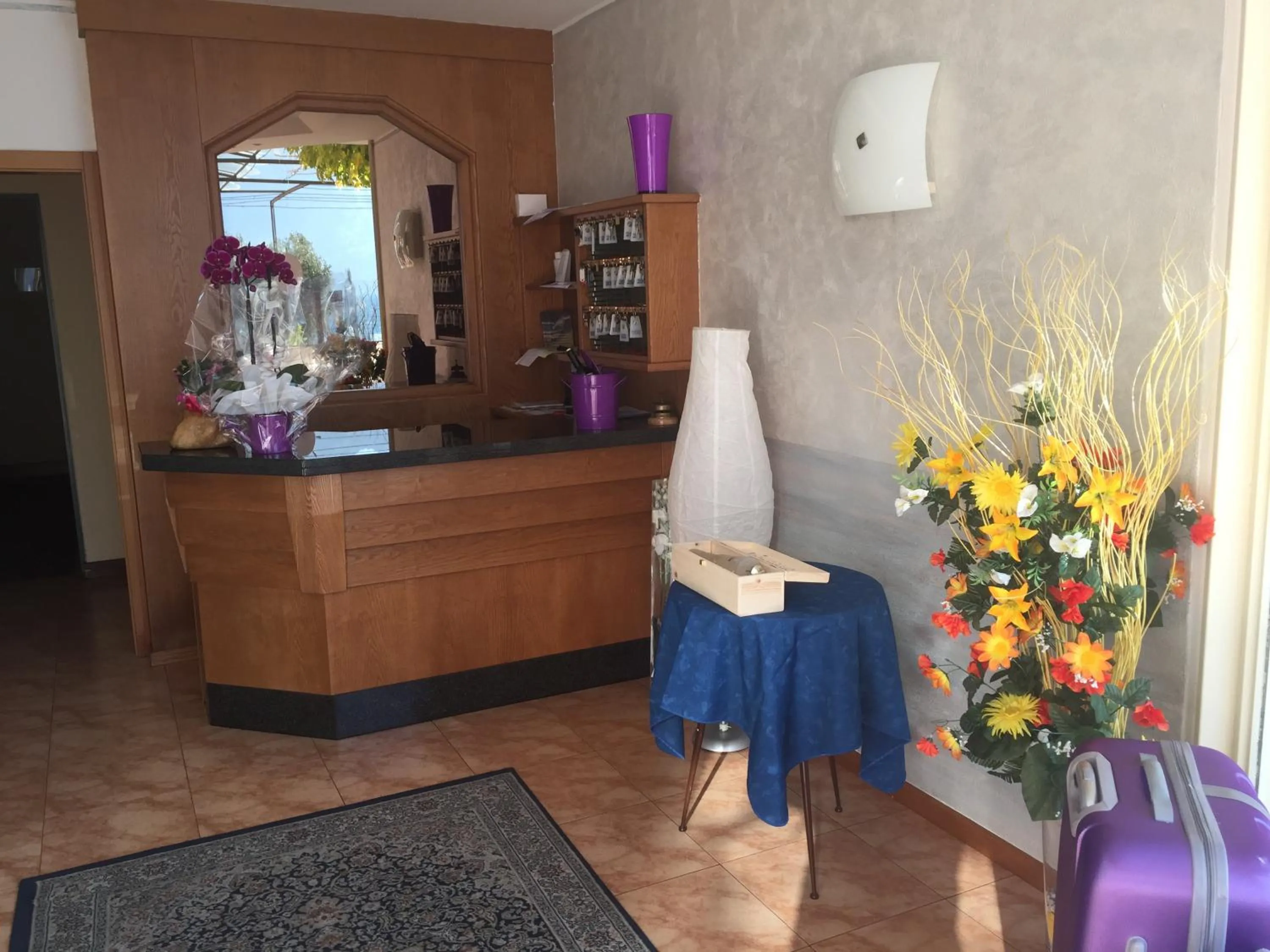 Lobby or reception in Hotel Vela Azzurra