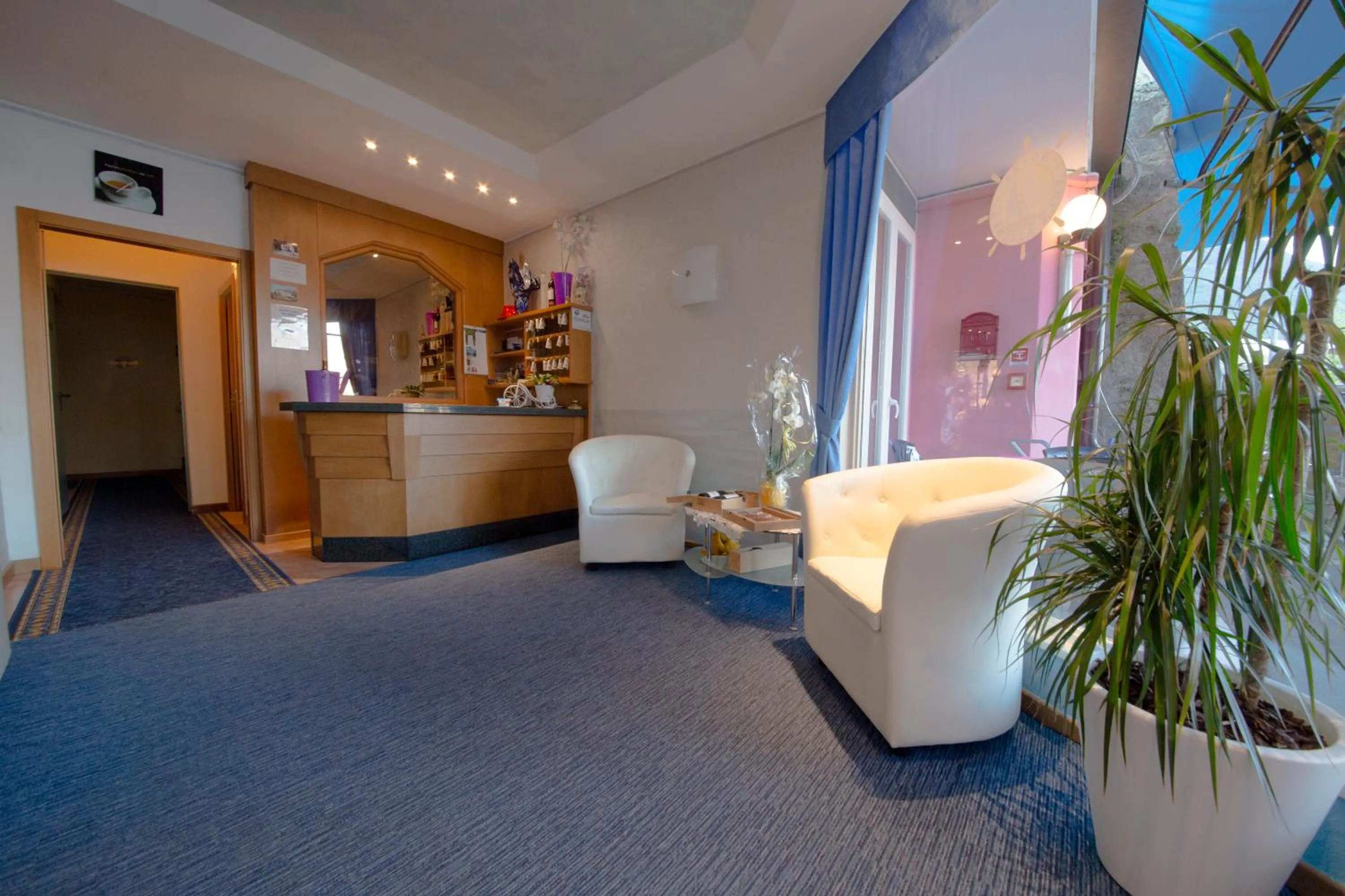 Lobby or reception in Hotel Vela Azzurra