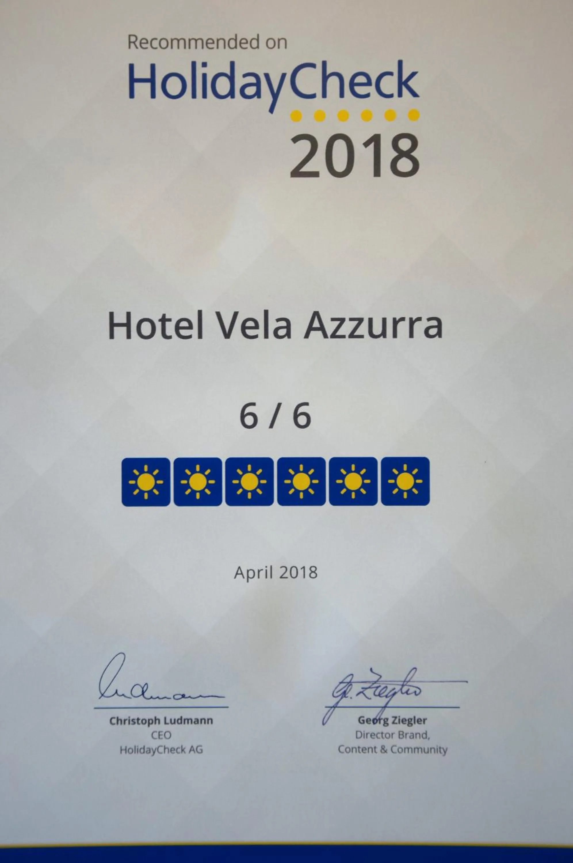 Decorative detail in Hotel Vela Azzurra