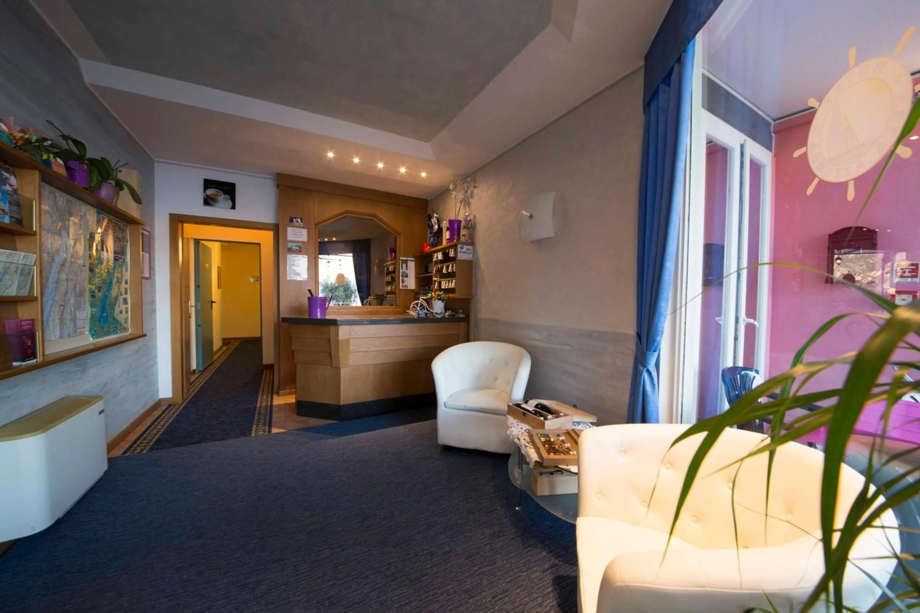 Lobby or reception in Hotel Vela Azzurra