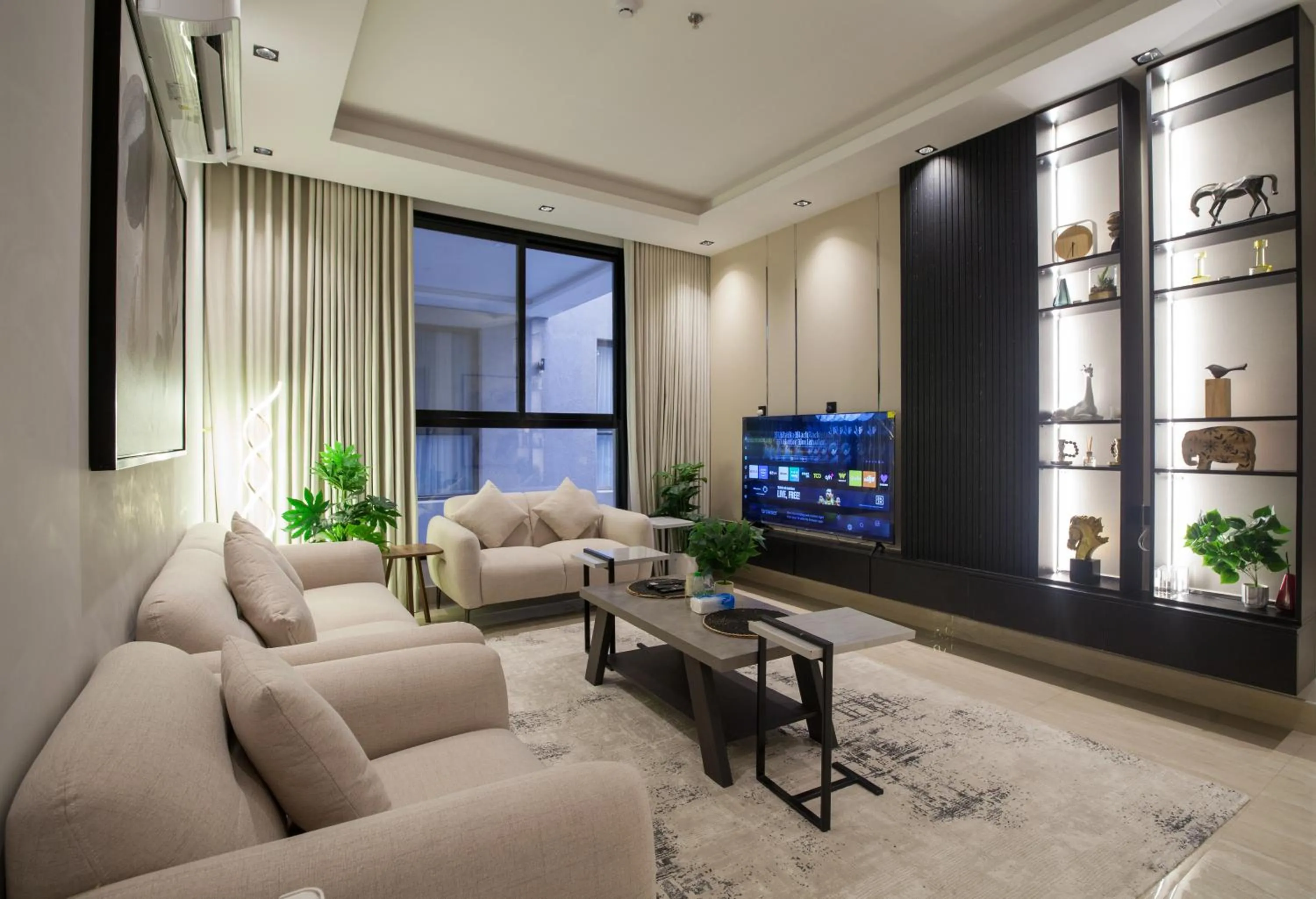 Darent Luxurious two-bedroom apartment compound Al Malqa district