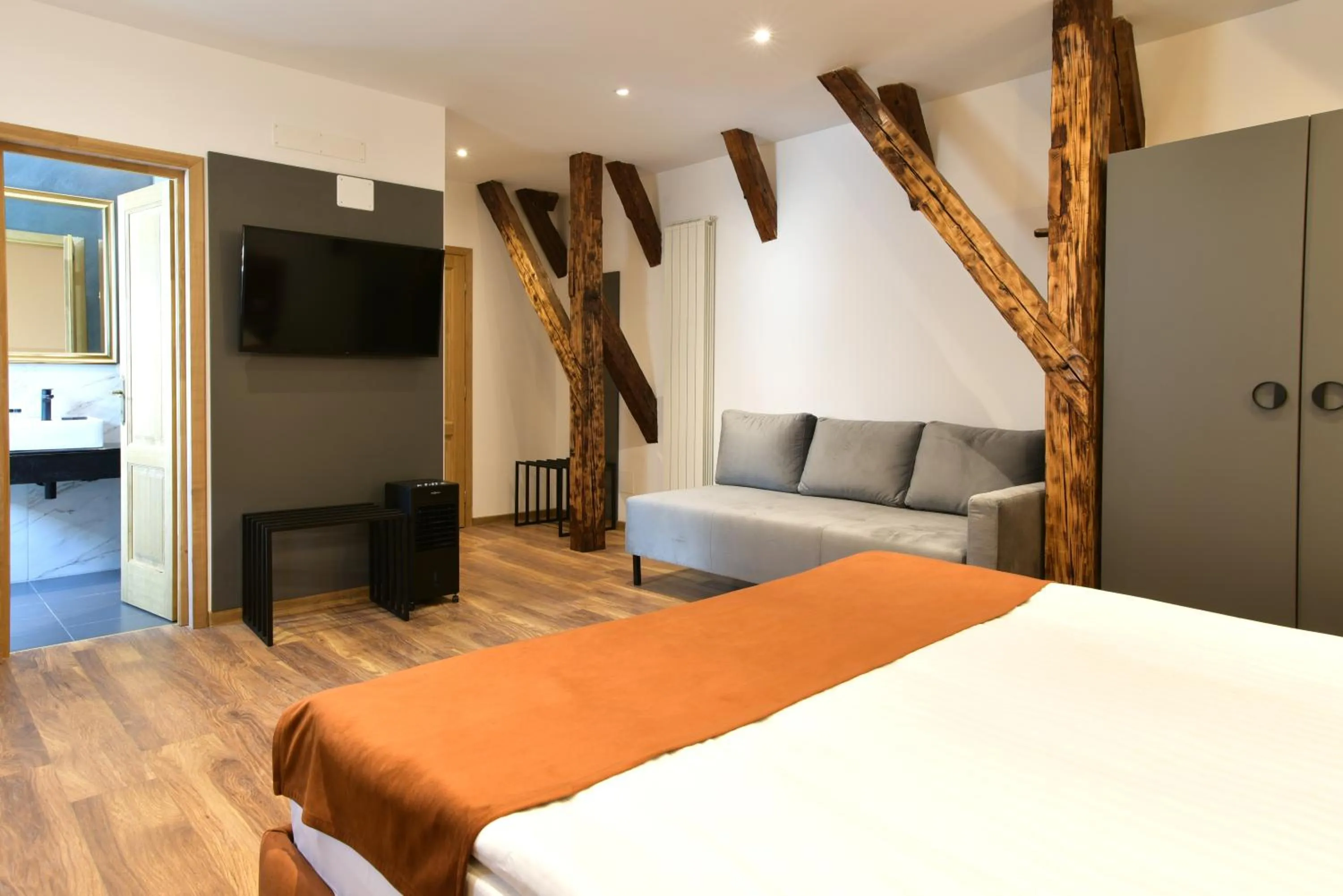 Photo of the whole room, Bed in Prinz Gregor