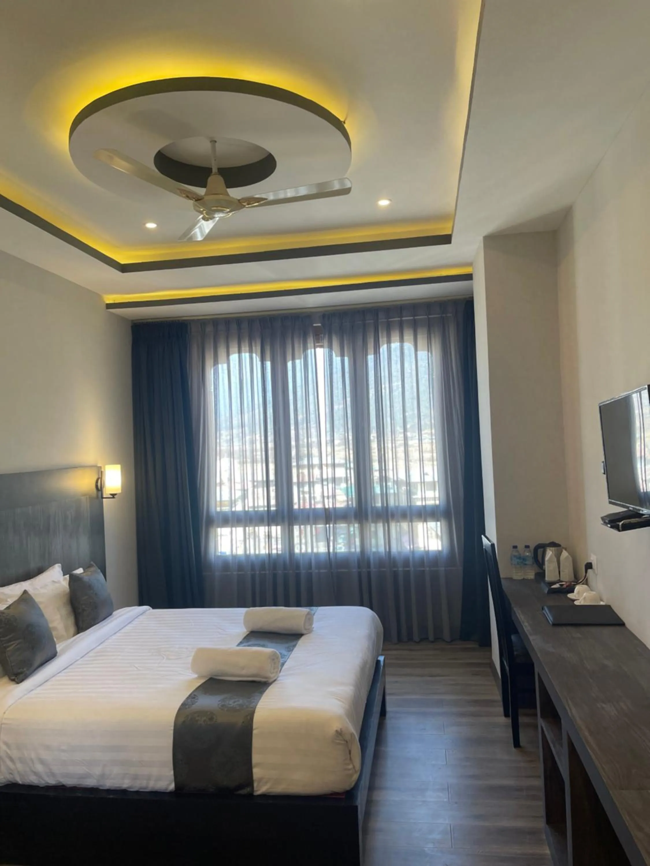 Bed in Yang Bhutan Hotel